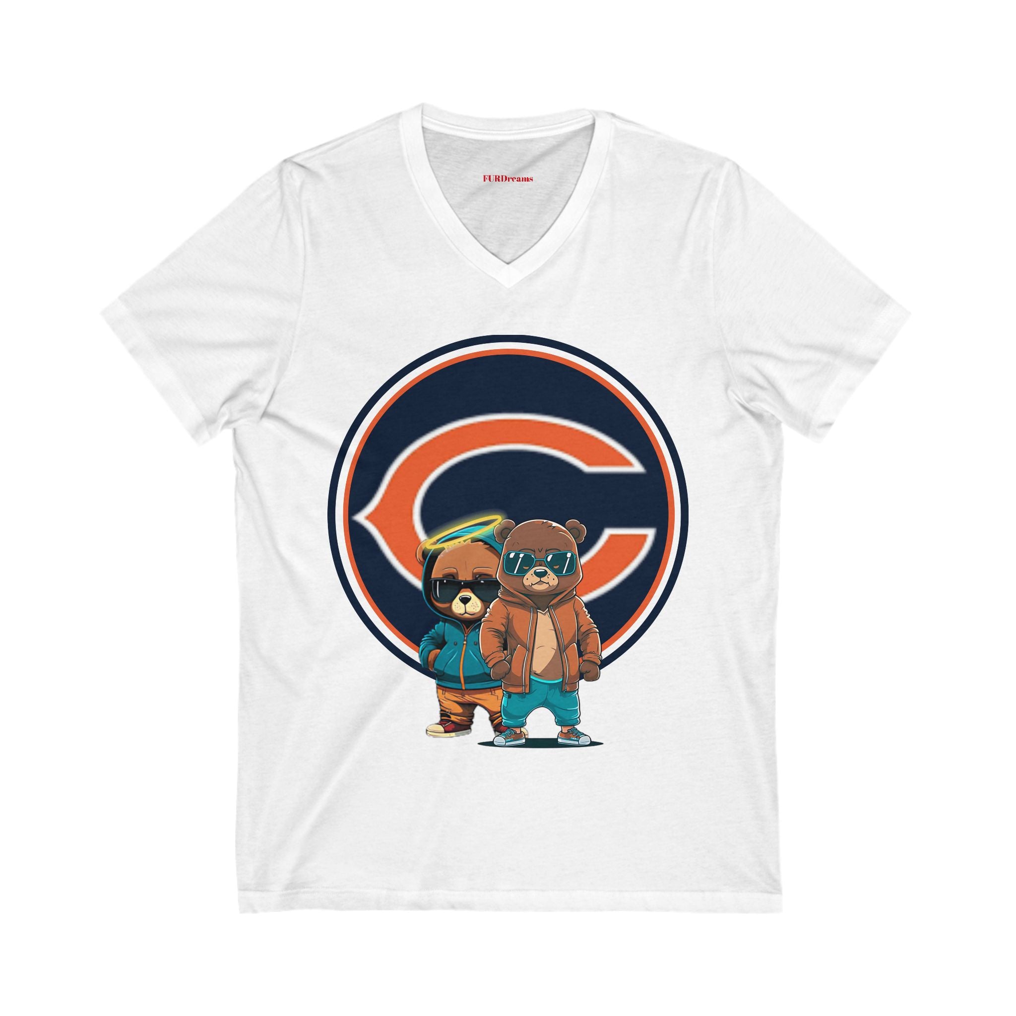 FURDreams NFL “ORD” II Unisex Jersey Short Sleeve V-Neck Tee