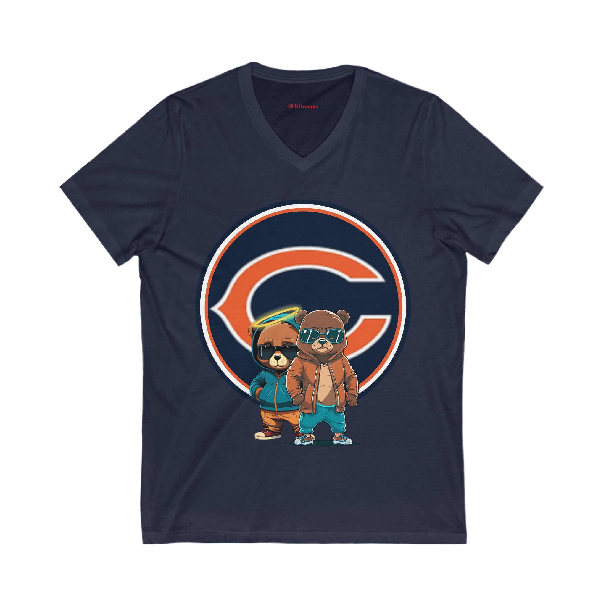 FURDreams NFL “ORD” II Unisex Jersey Short Sleeve V-Neck Tee