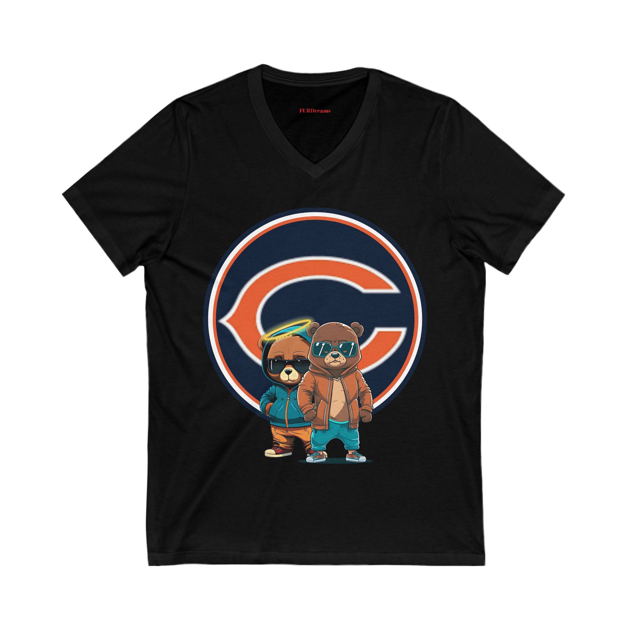 FURDreams NFL “ORD” II Unisex Jersey Short Sleeve V-Neck Tee