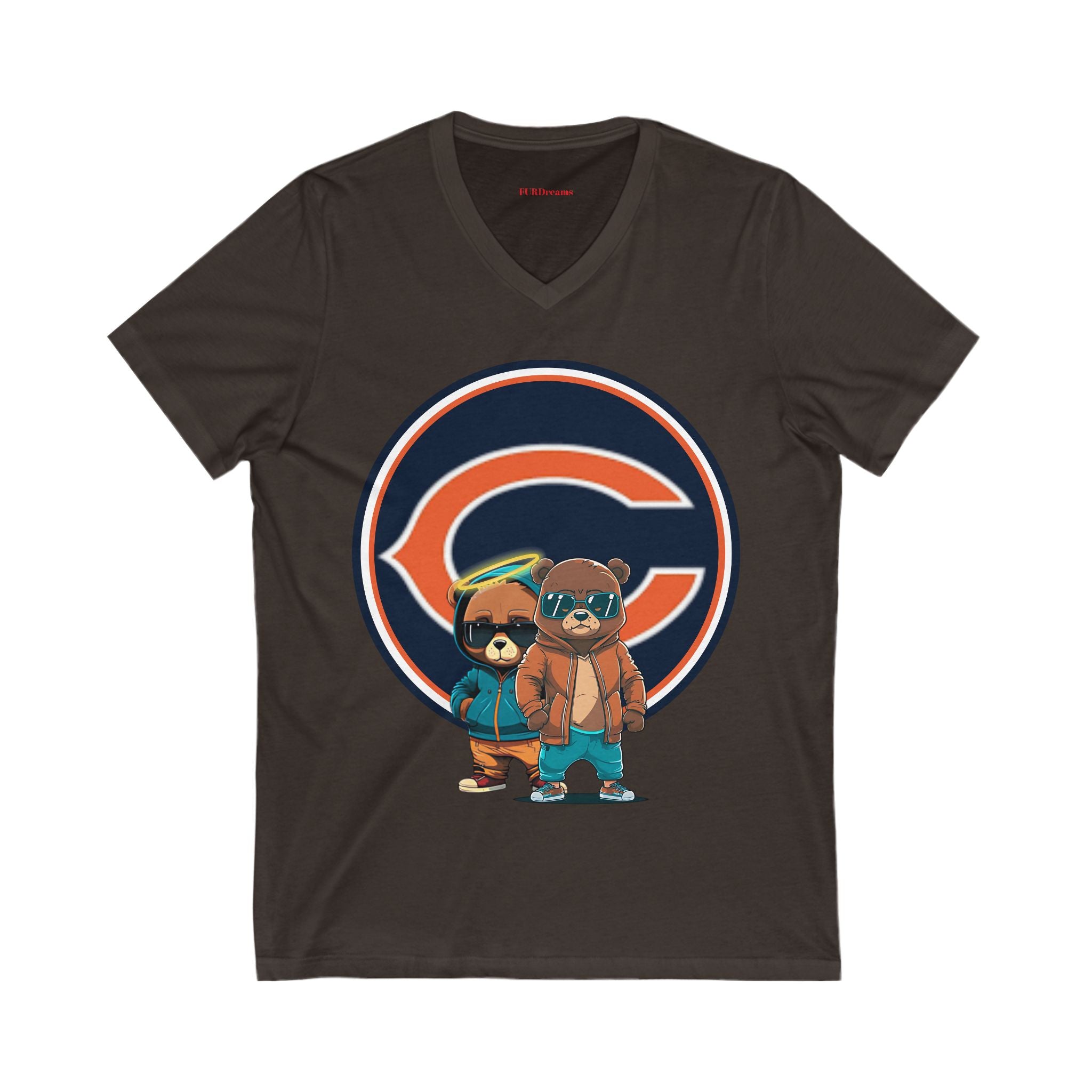 FURDreams NFL “ORD” II Unisex Jersey Short Sleeve V-Neck Tee