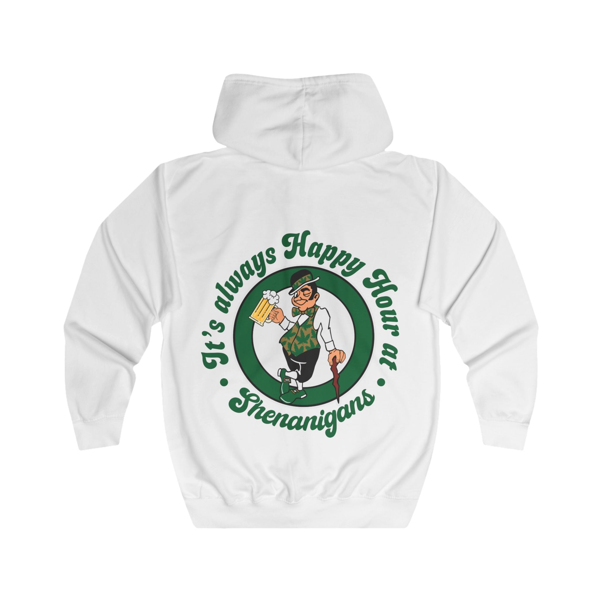 FURDREAMS NBA ”BOS” II Unisex Full-zip hooded Sweatshirt.