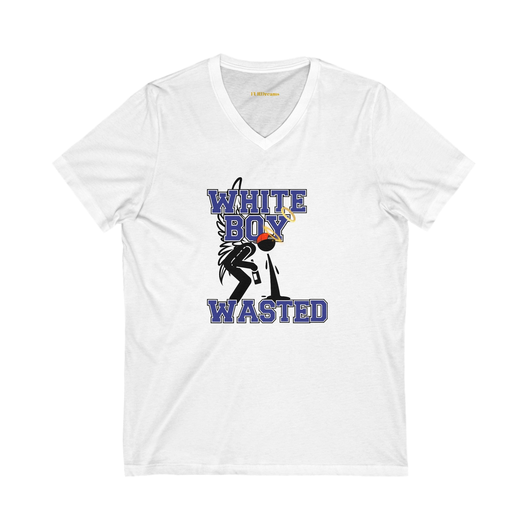 FURDreams Team Originals “WBW” I Unisex Jersey Short Sleeve V-Neck Tee