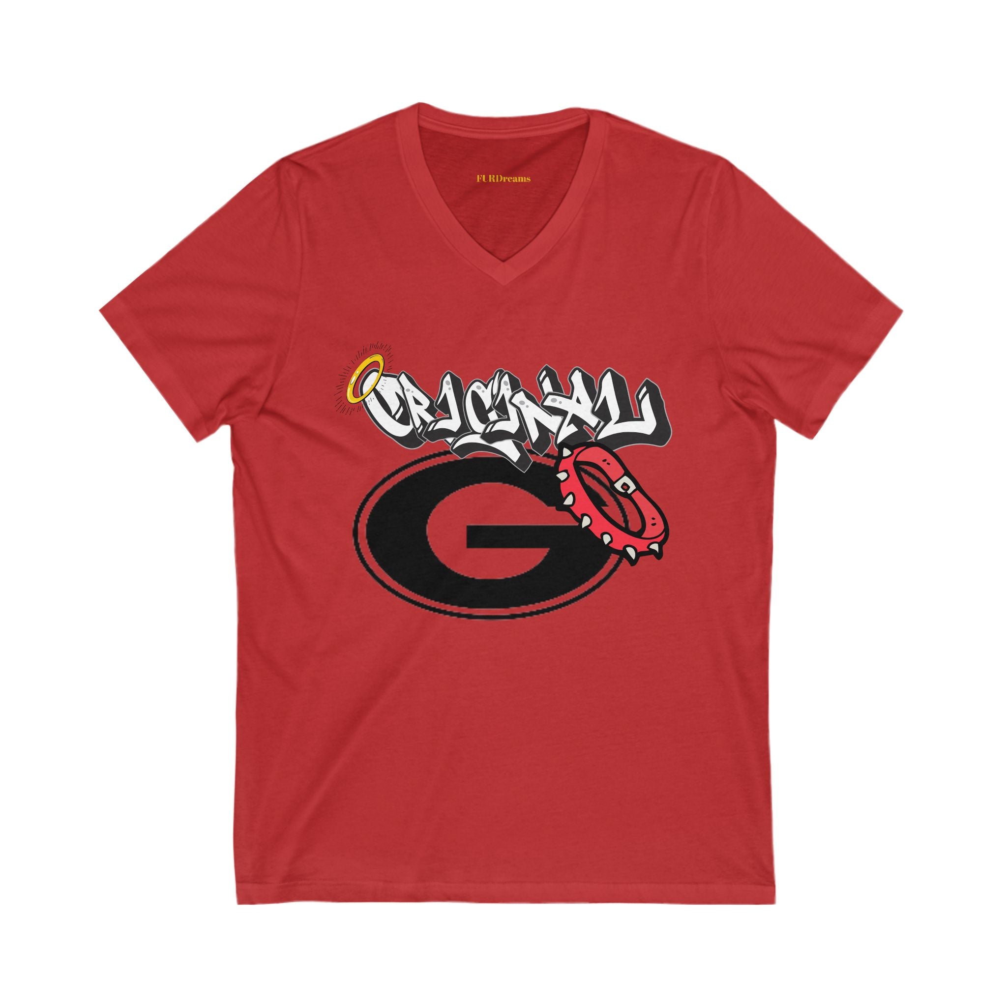FURDreams NCAA “AIA” I Unisex Jersey Short Sleeve V-Neck Tee