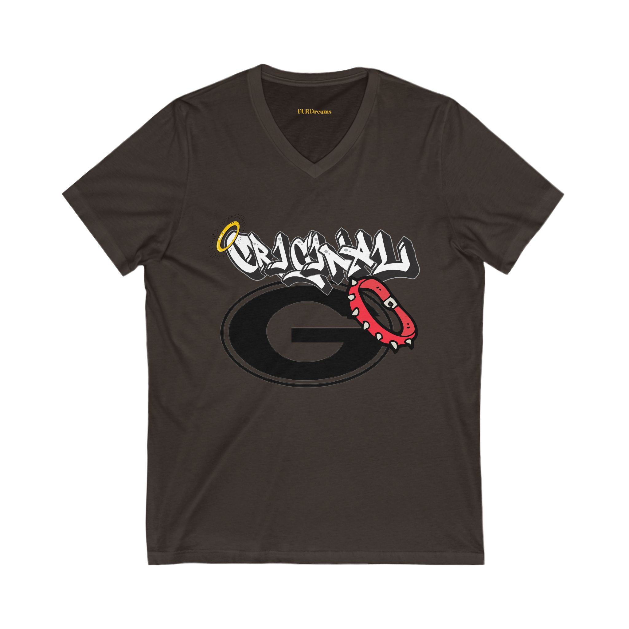 FURDreams NCAA “AIA” I Unisex Jersey Short Sleeve V-Neck Tee