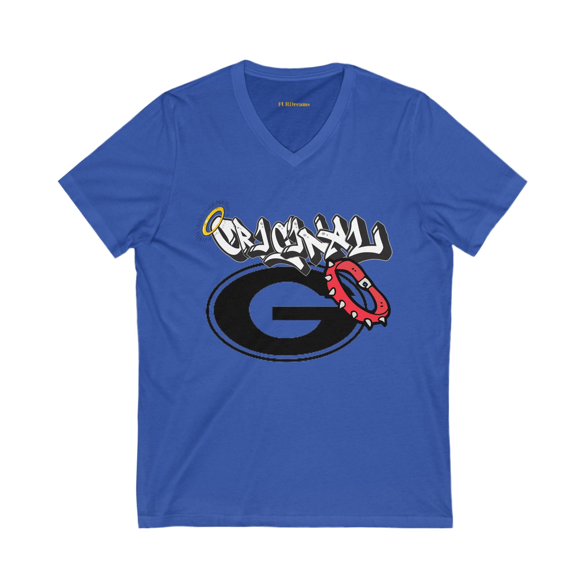 FURDreams NCAA “AIA” I Unisex Jersey Short Sleeve V-Neck Tee