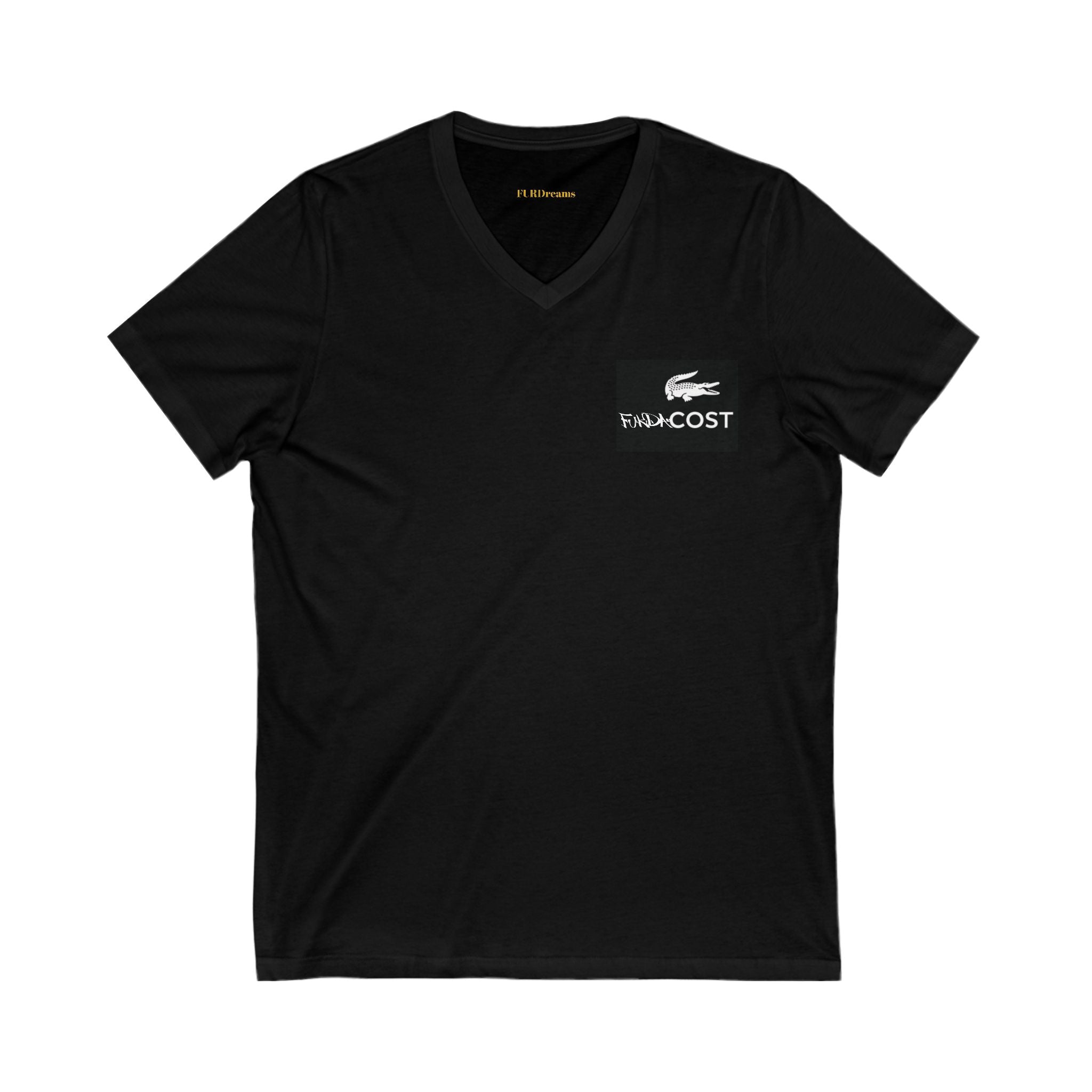 FURDreams Originals “FUKdacost” VIII Unisex Jersey Short Sleeve V-Neck Tee