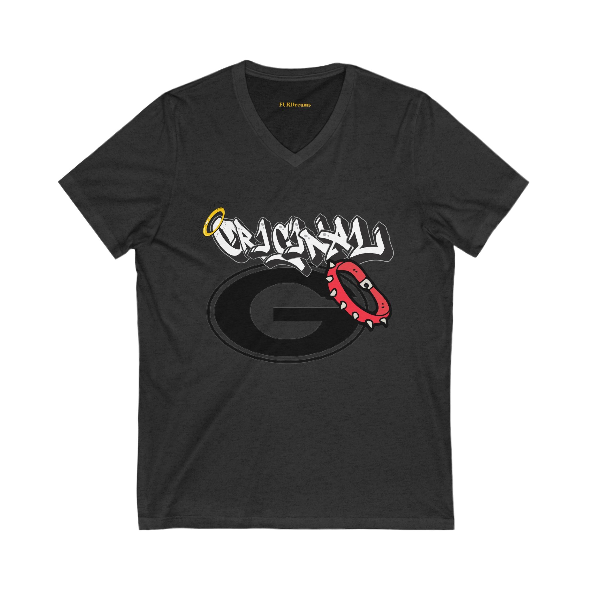 FURDreams NCAA “AIA” I Unisex Jersey Short Sleeve V-Neck Tee