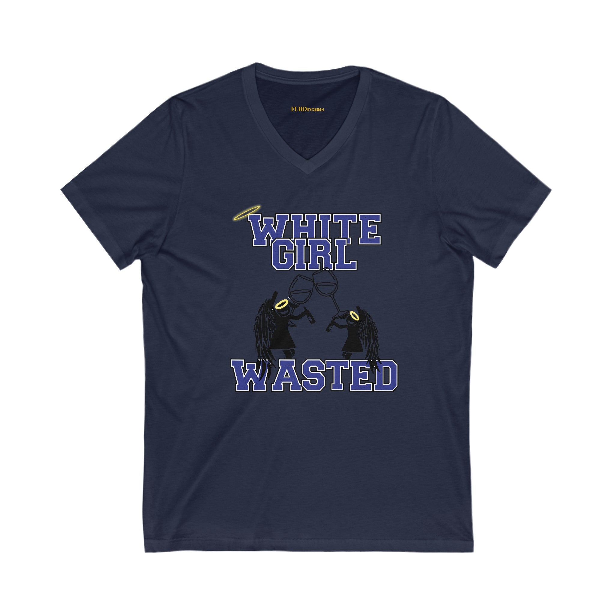 FURDreams Team Originals “WGW” I Unisex Jersey Short Sleeve V-Neck Tee