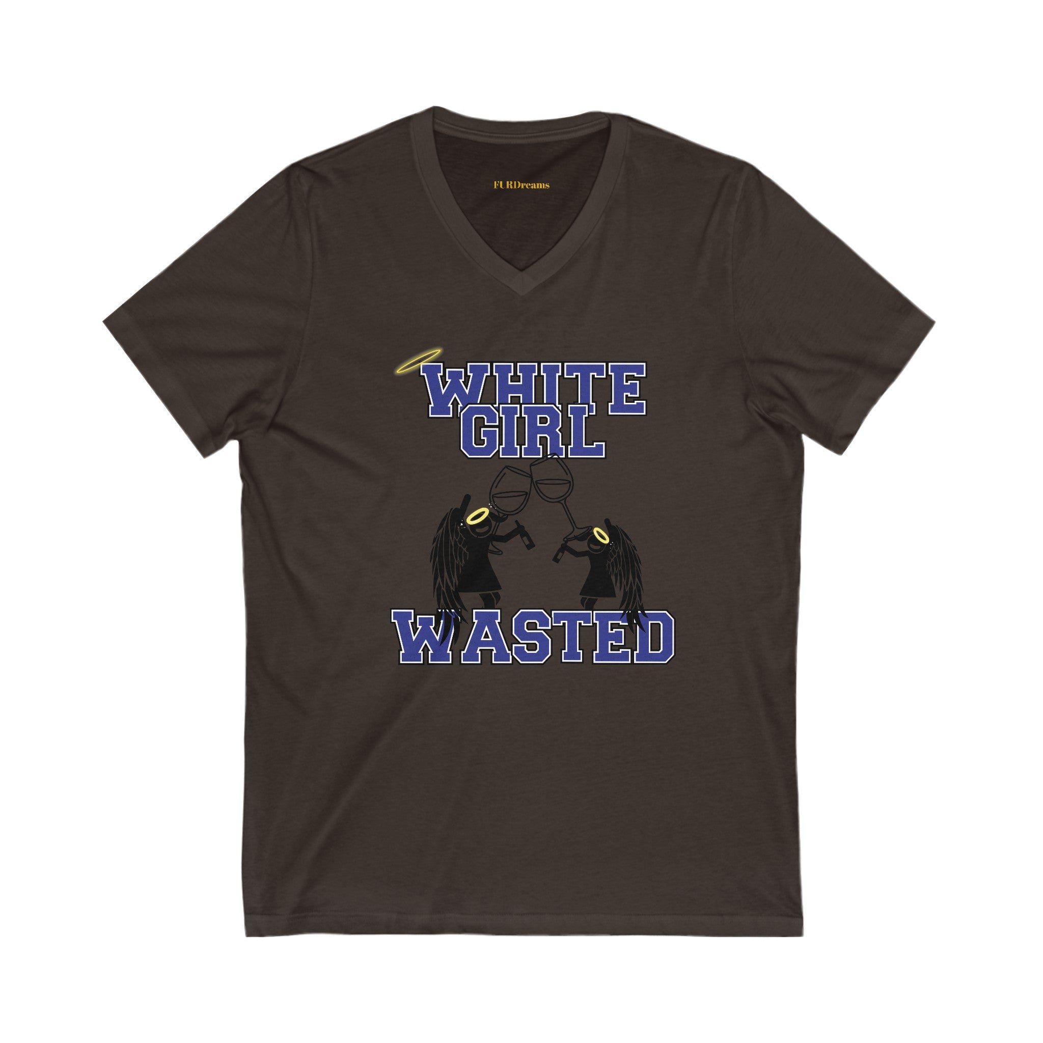 FURDreams Team Originals “WGW” I Unisex Jersey Short Sleeve V-Neck Tee