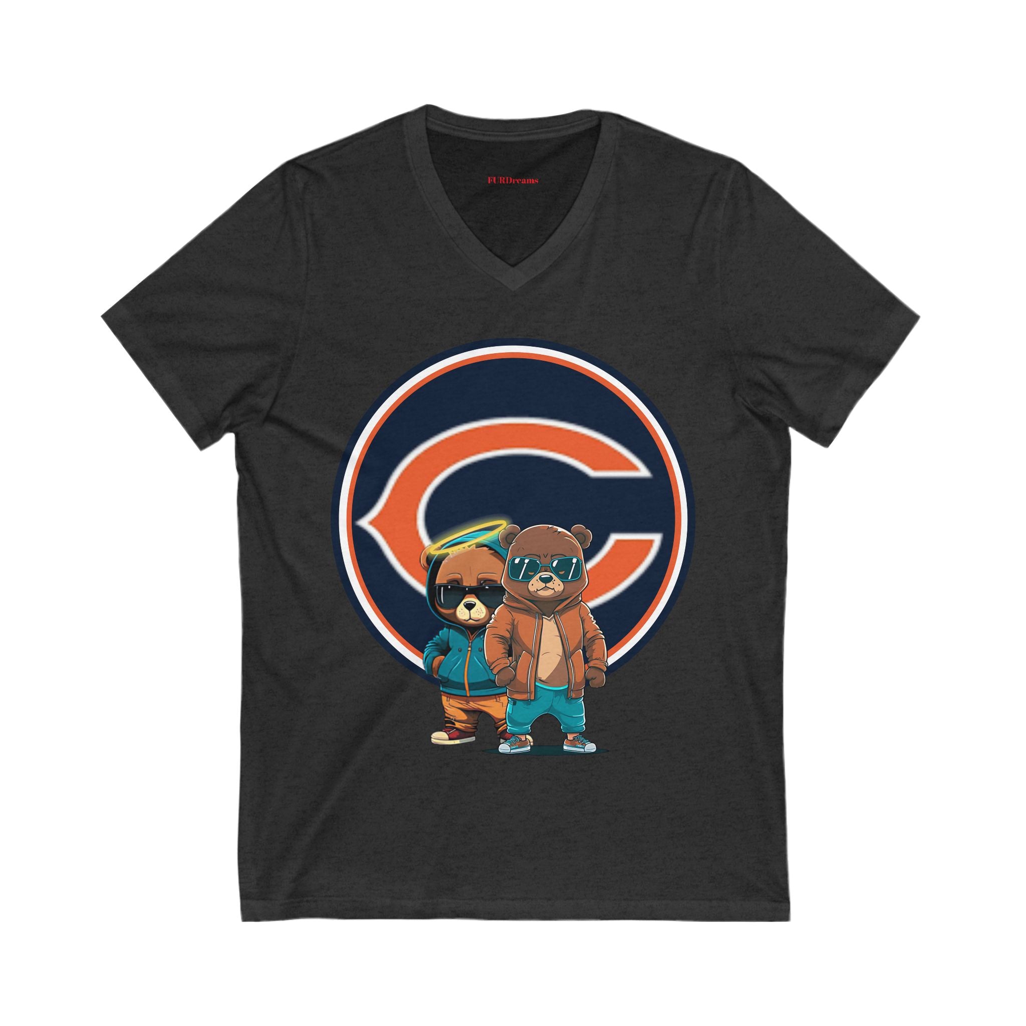 FURDreams NFL “ORD” II Unisex Jersey Short Sleeve V-Neck Tee