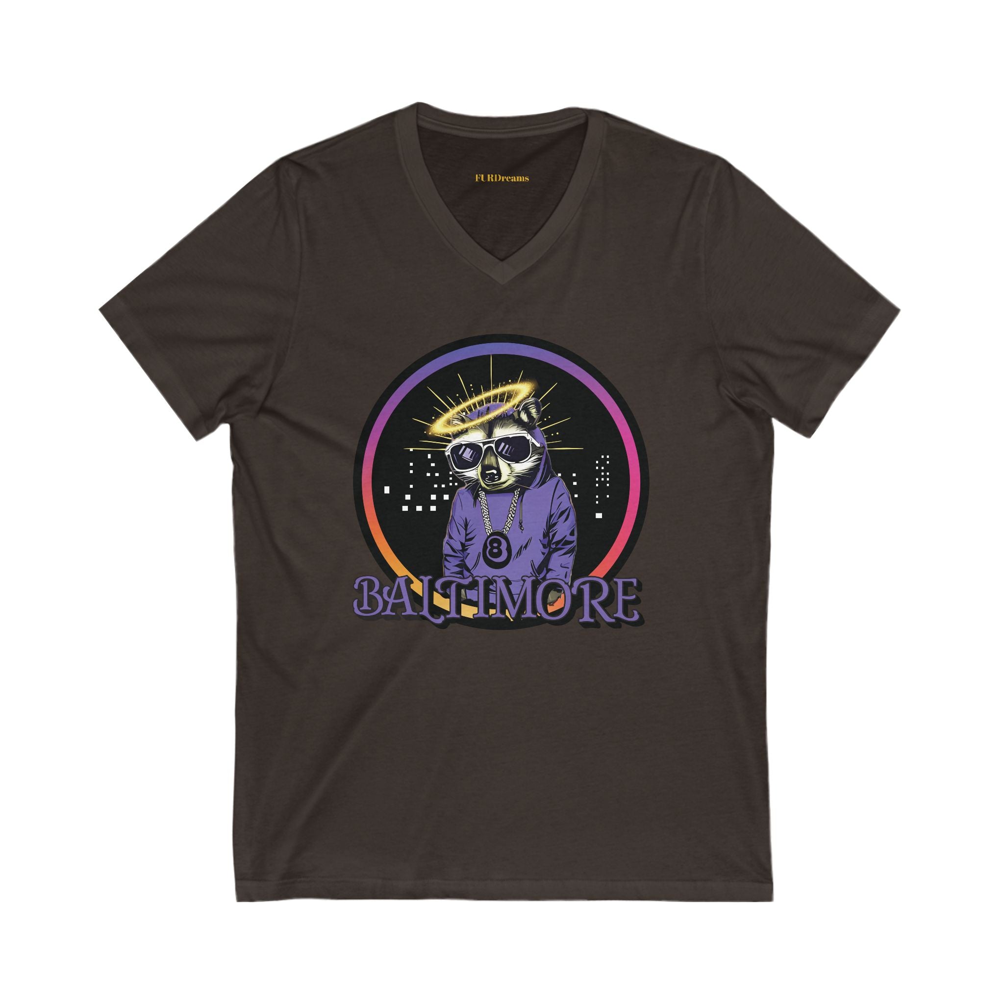 FURDreams NFL “BWI” XXIII Unisex Jersey Short Sleeve V-Neck Tee