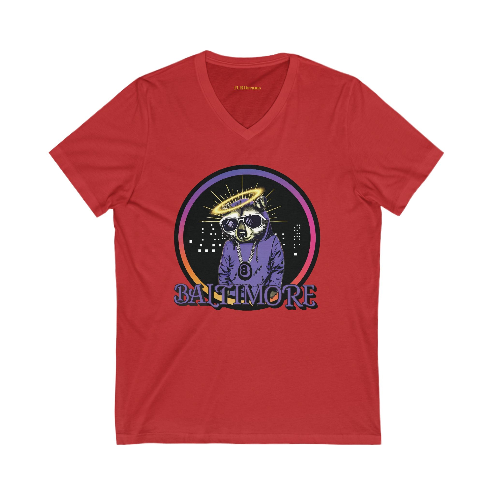 FURDreams NFL “BWI” XXIII Unisex Jersey Short Sleeve V-Neck Tee