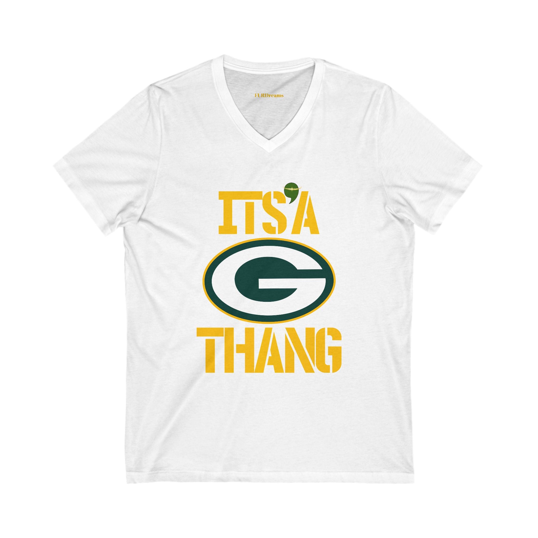 FURDreams NFL “GRB” I Unisex Jersey Short Sleeve V-Neck Tee