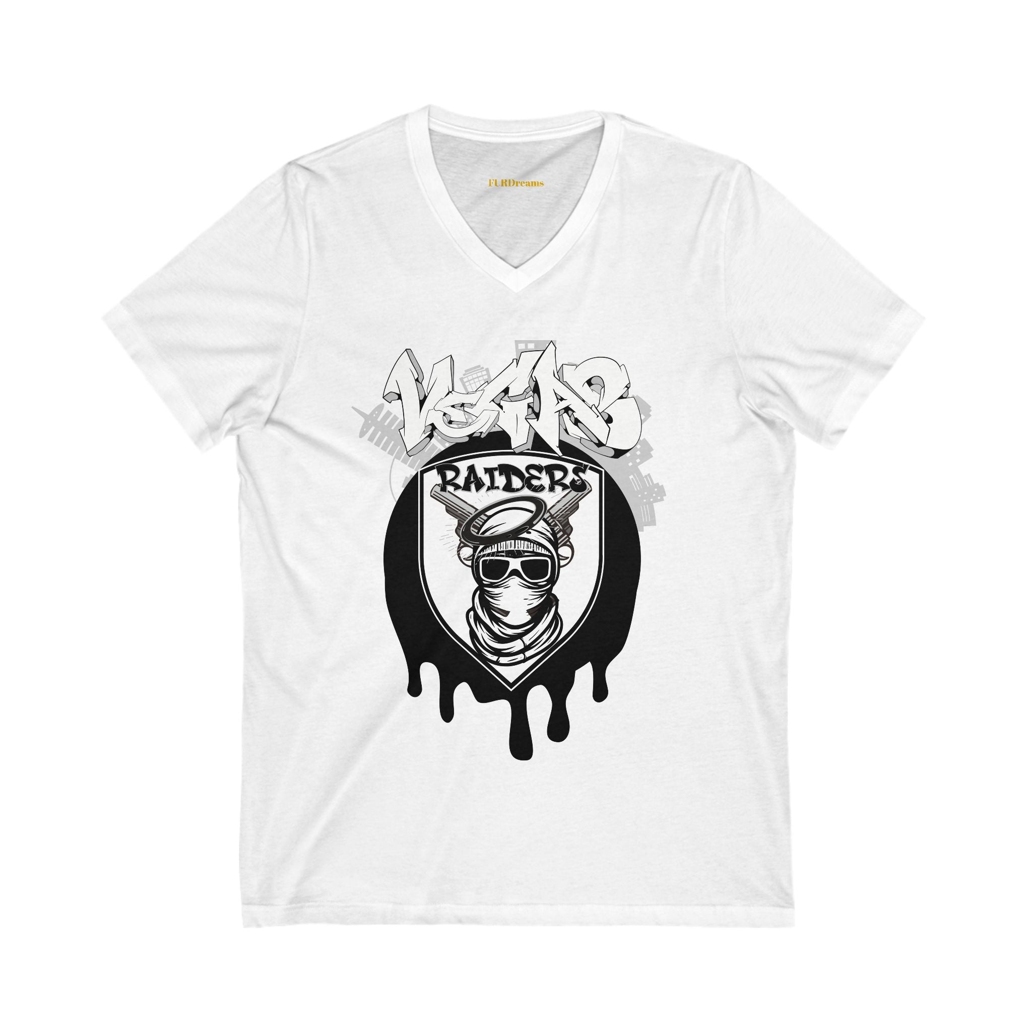 FURDreams NFL “LVS” IV Unisex Jersey Short Sleeve V-Neck Tee
