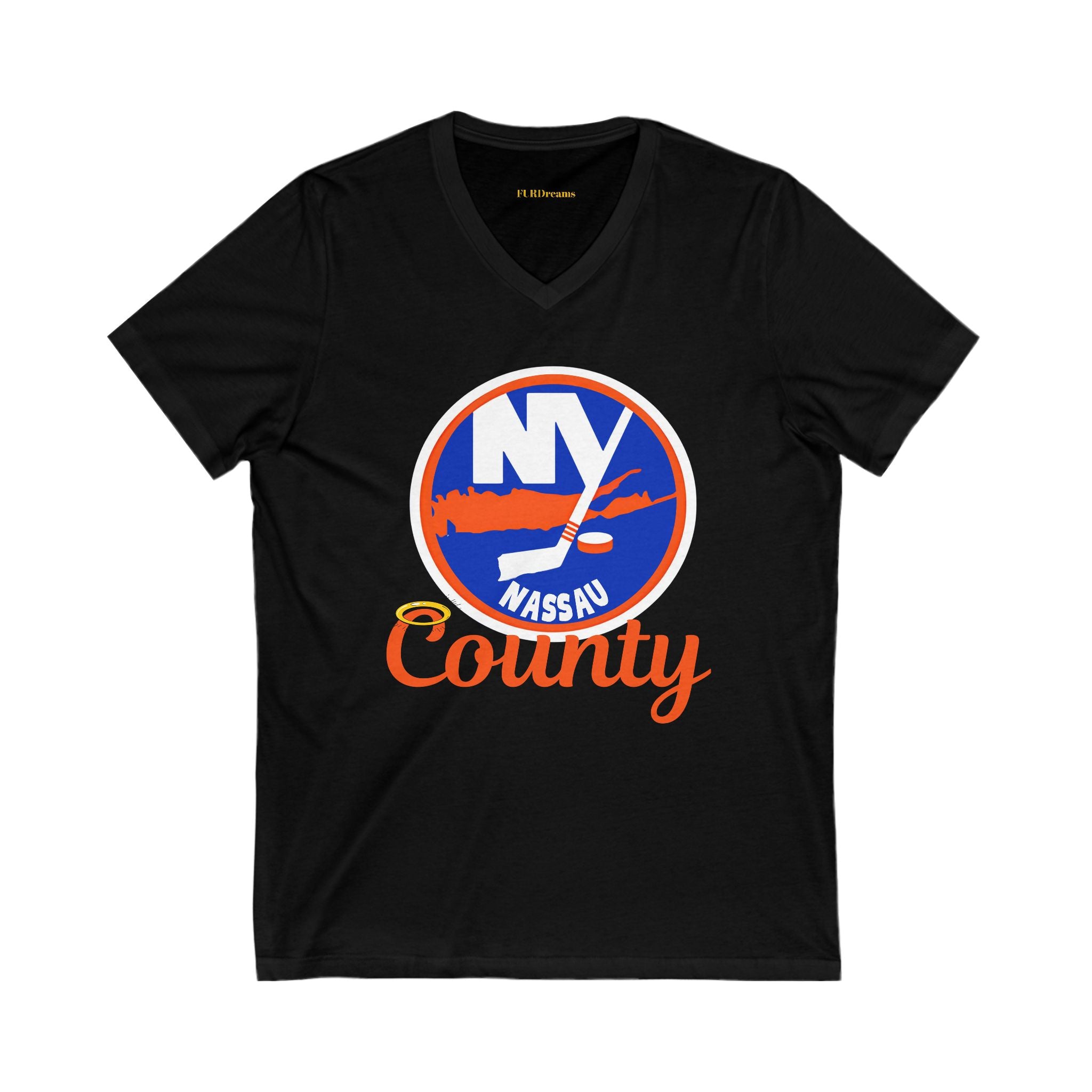 FURDreams NHL “NYC” XXXI Unisex Jersey Short Sleeve V-Neck Tee
