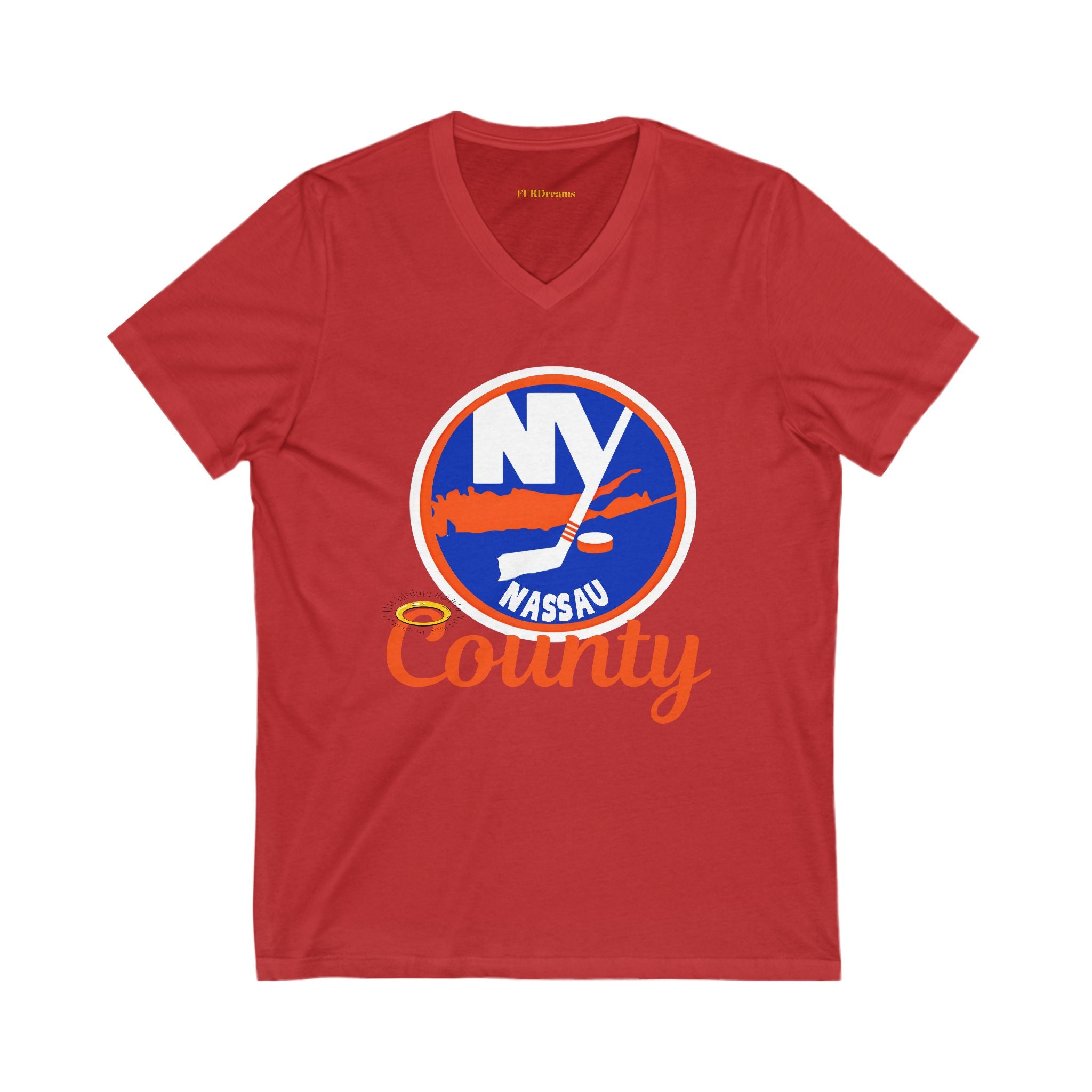 FURDreams NHL “NYC” XXXI Unisex Jersey Short Sleeve V-Neck Tee
