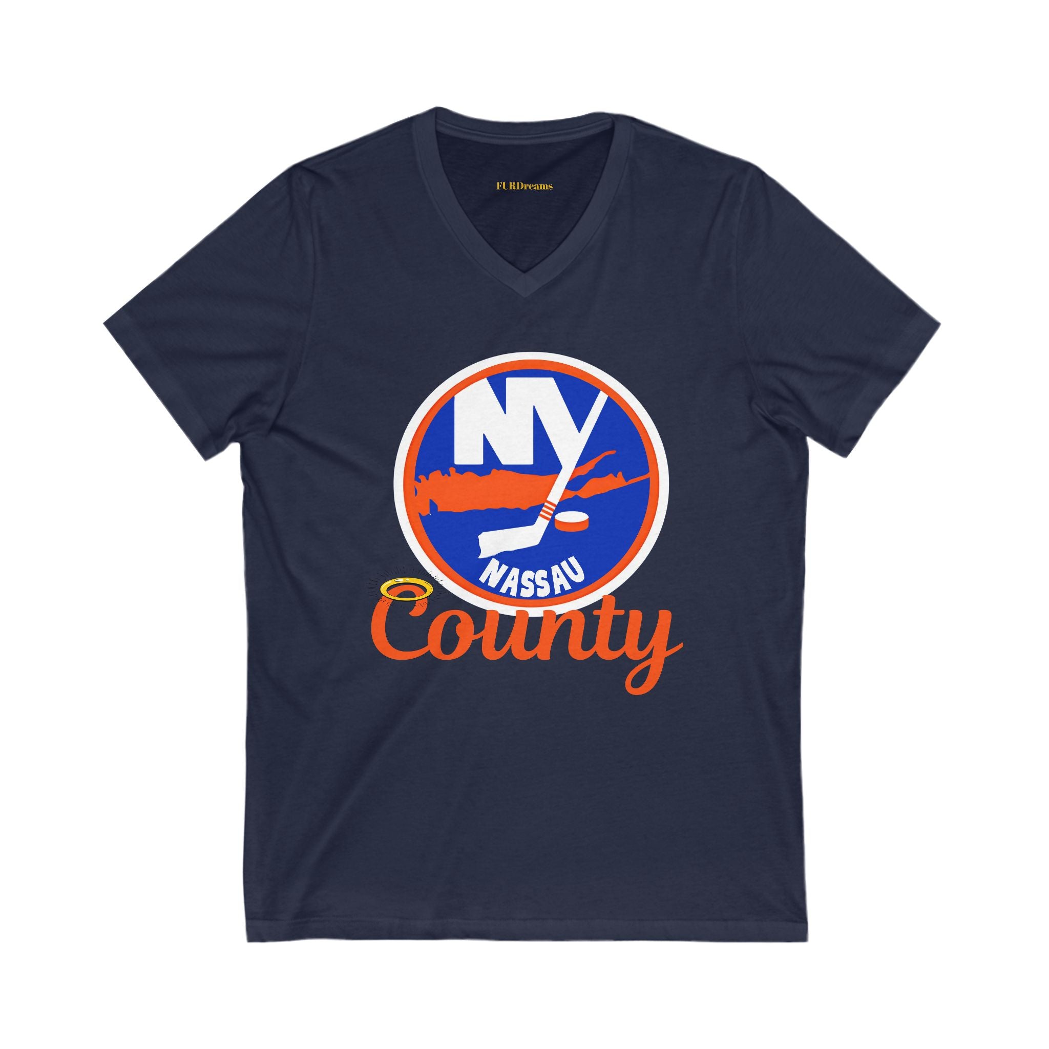 FURDreams NHL “NYC” XXXI Unisex Jersey Short Sleeve V-Neck Tee