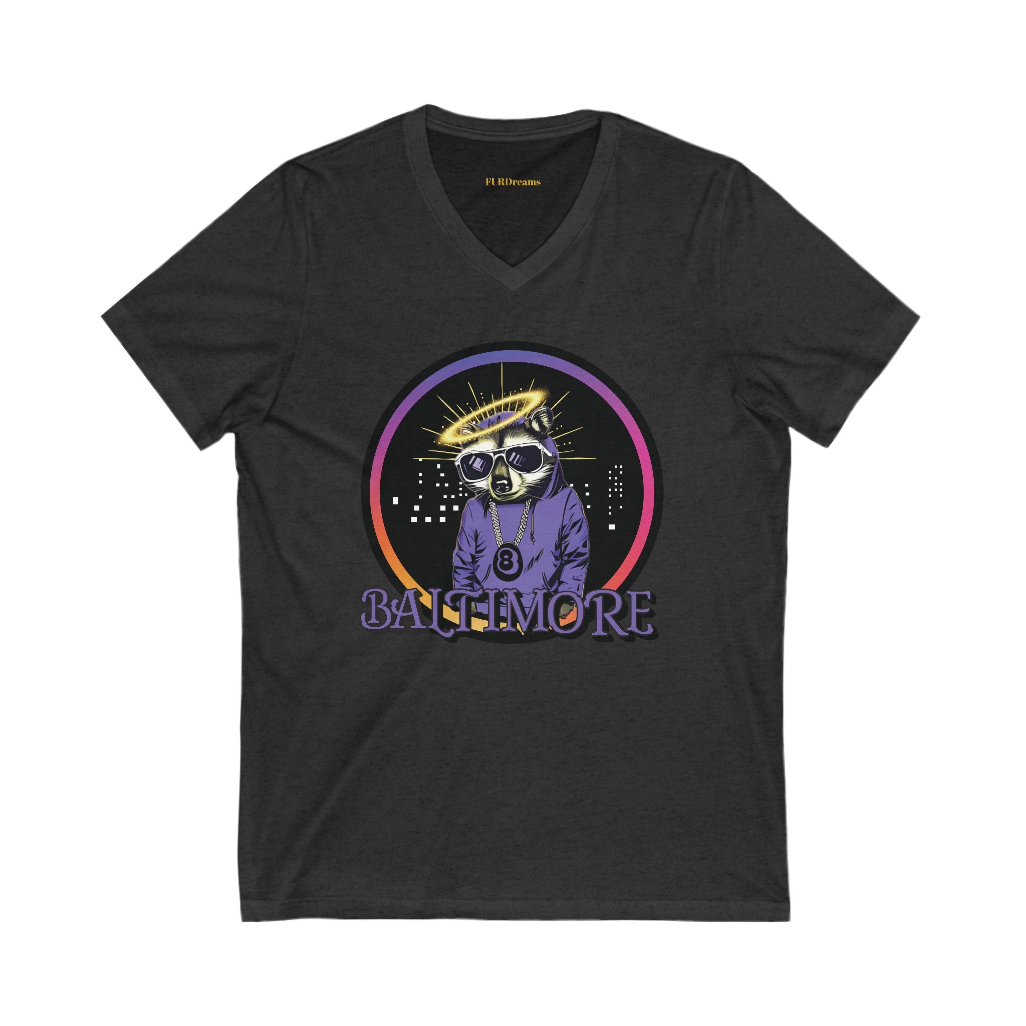 FURDreams NFL “BWI” XXIII Unisex Jersey Short Sleeve V-Neck Tee