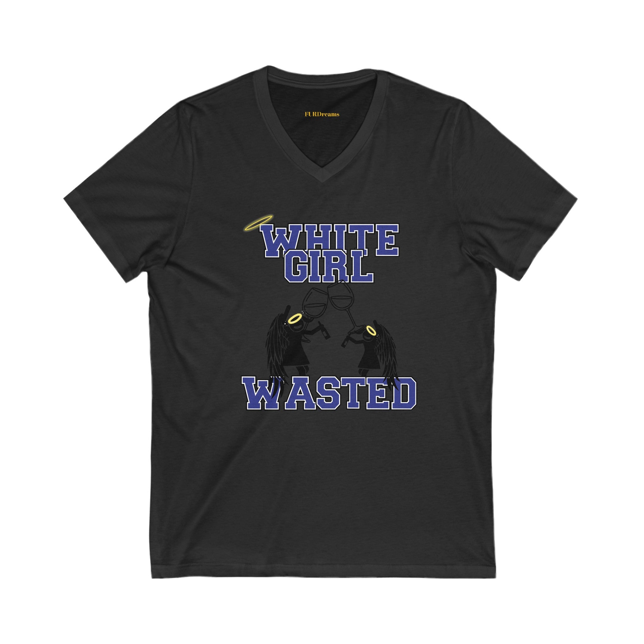 FURDreams Team Originals “WGW” I Unisex Jersey Short Sleeve V-Neck Tee