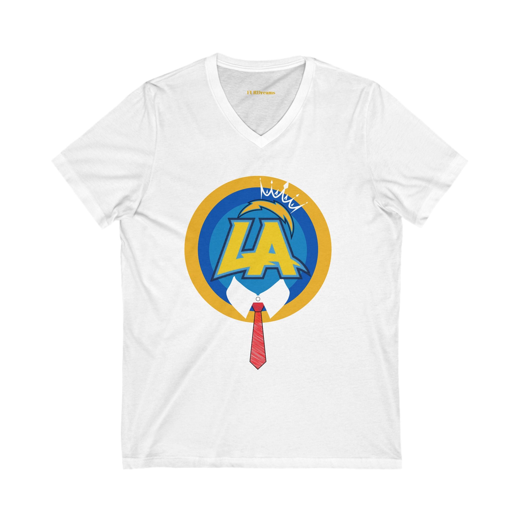 FURDreams NFL “LAX” VII Unisex Jersey Short Sleeve V-Neck Tee