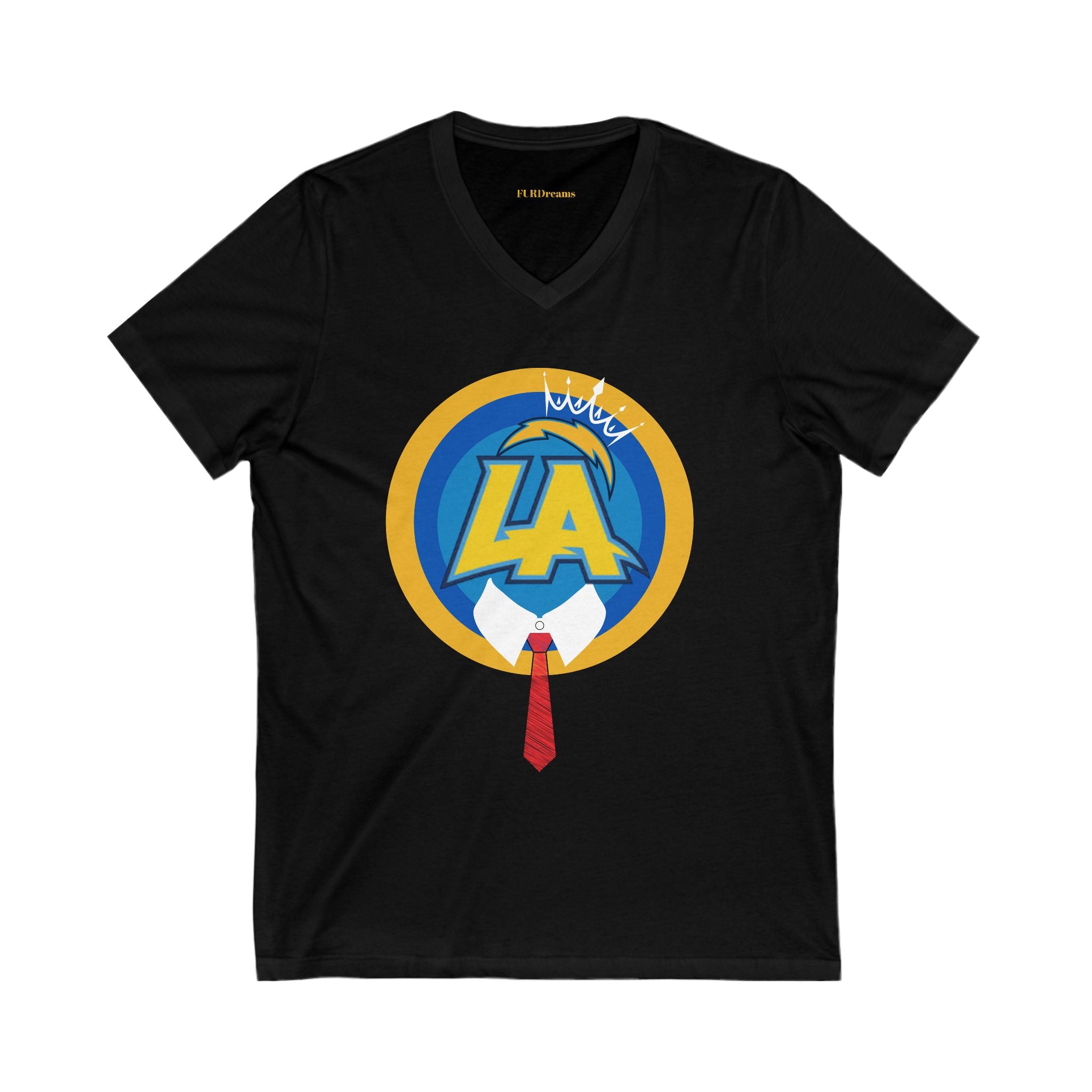 FURDreams NFL “LAX” VII Unisex Jersey Short Sleeve V-Neck Tee