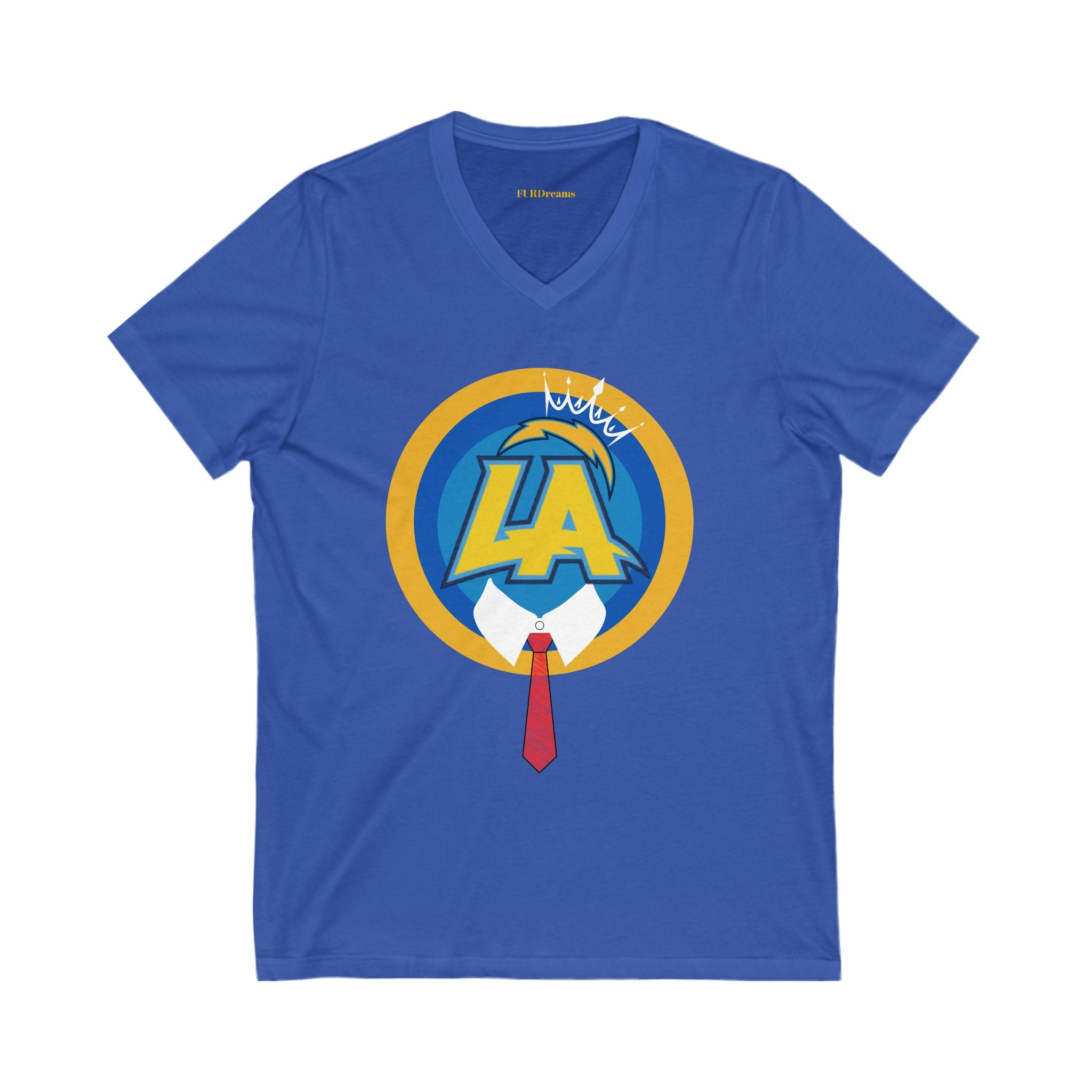 FURDreams NFL “LAX” VII Unisex Jersey Short Sleeve V-Neck Tee