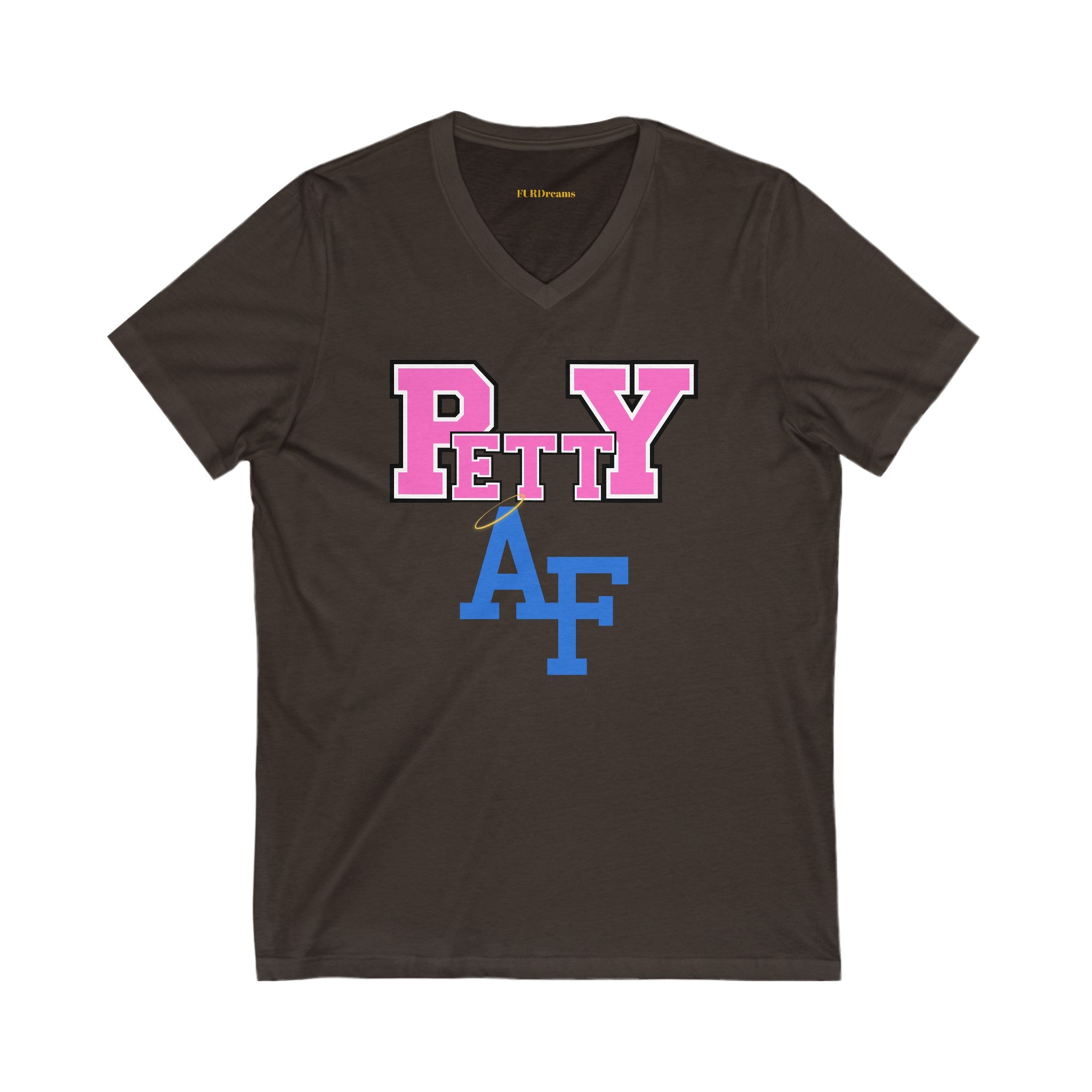 FURDreams NCAA “DIA” I Special Pink Edition Unisex Jersey Short Sleeve V-Neck Tee
