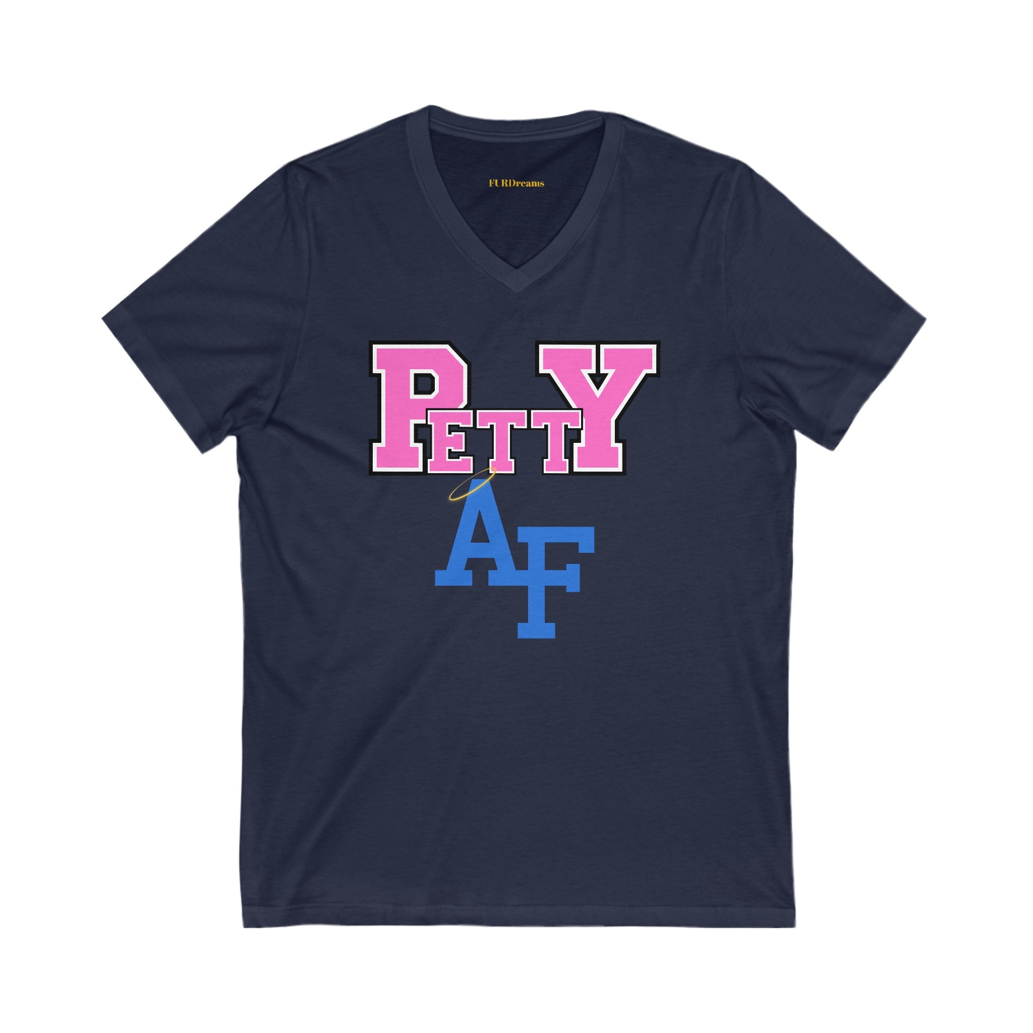 FURDreams NCAA “DIA” I Special Pink Edition Unisex Jersey Short Sleeve V-Neck Tee