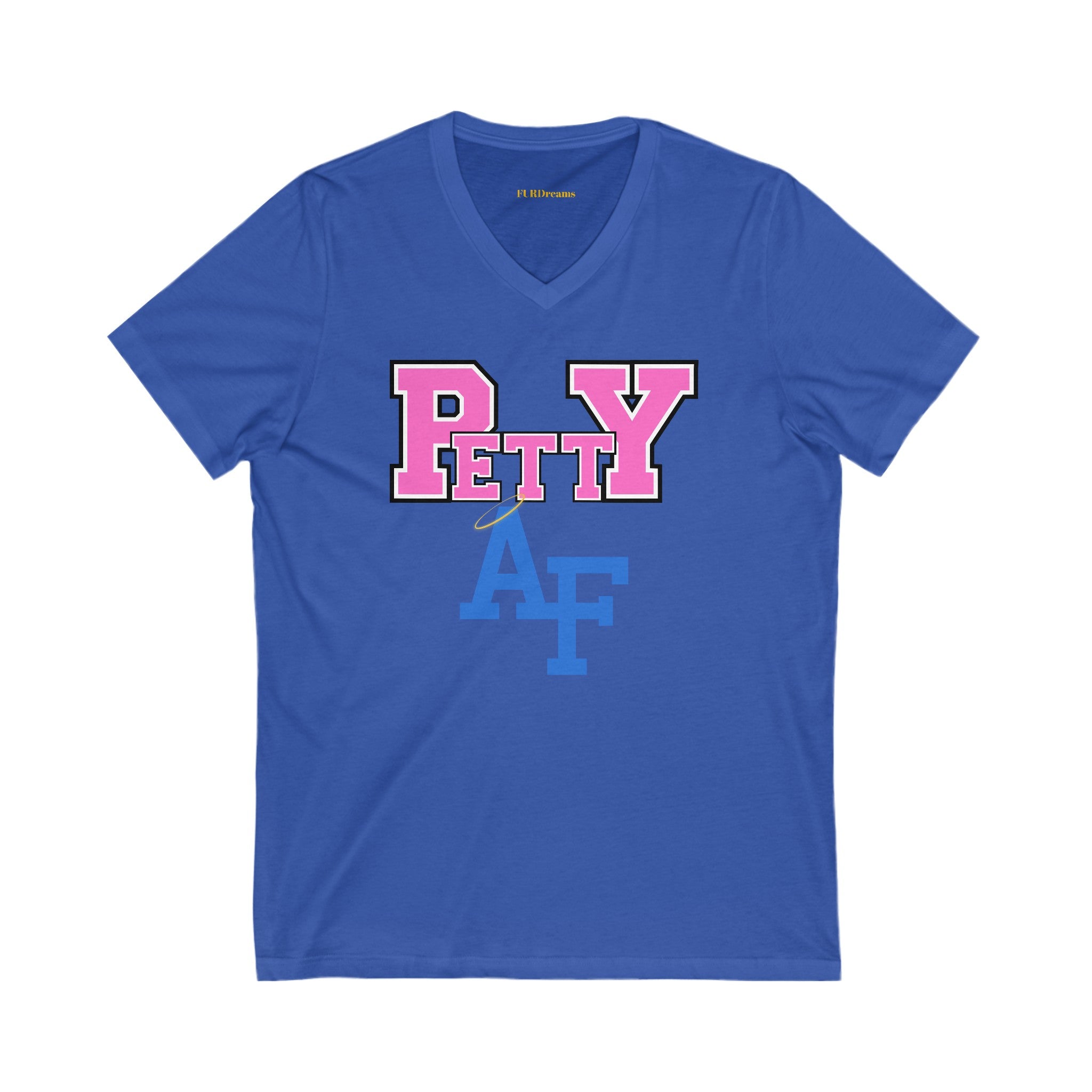 FURDreams NCAA “DIA” I Special Pink Edition Unisex Jersey Short Sleeve V-Neck Tee
