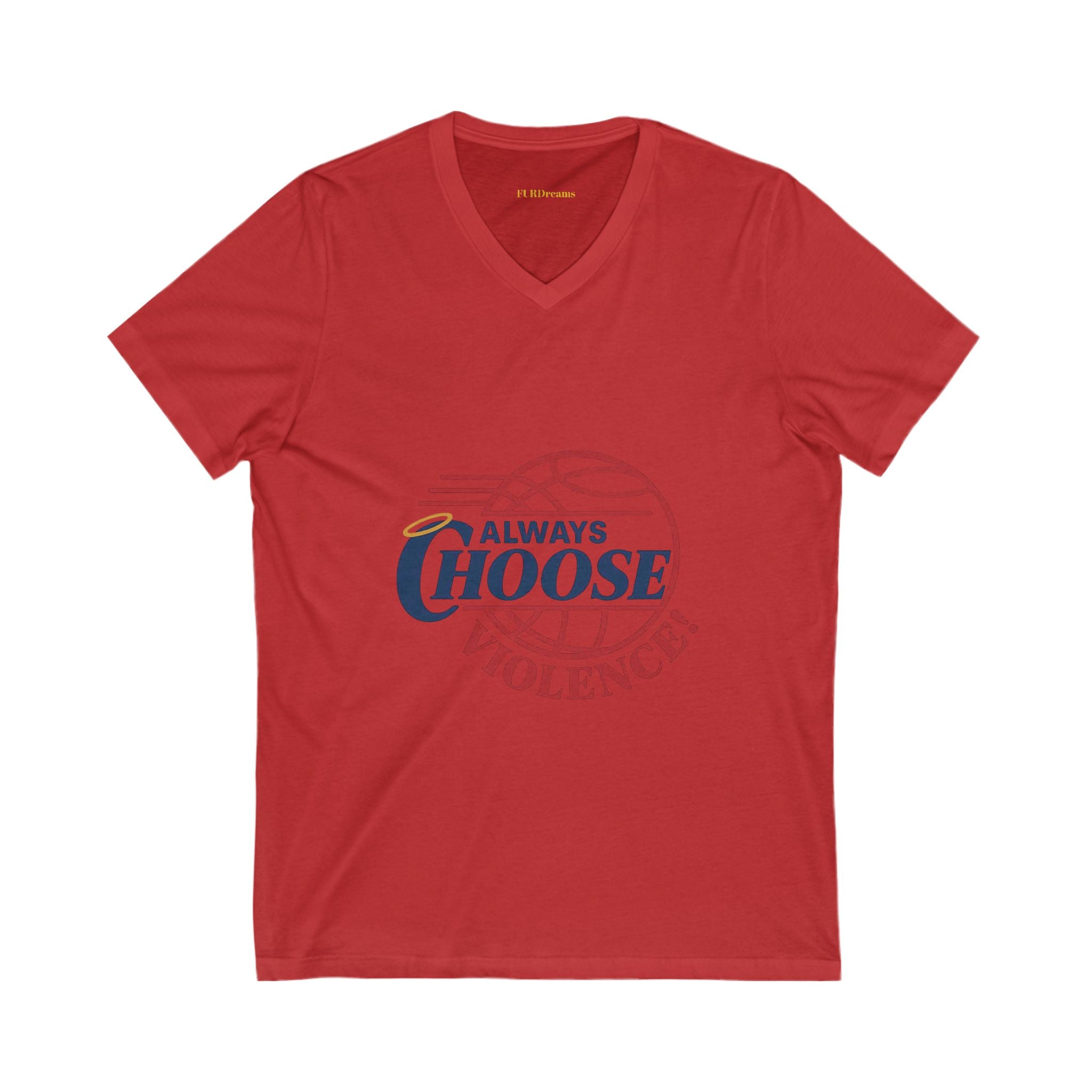 FURDreams NBA “LAX” I Unisex Jersey Short Sleeve V-Neck Tee