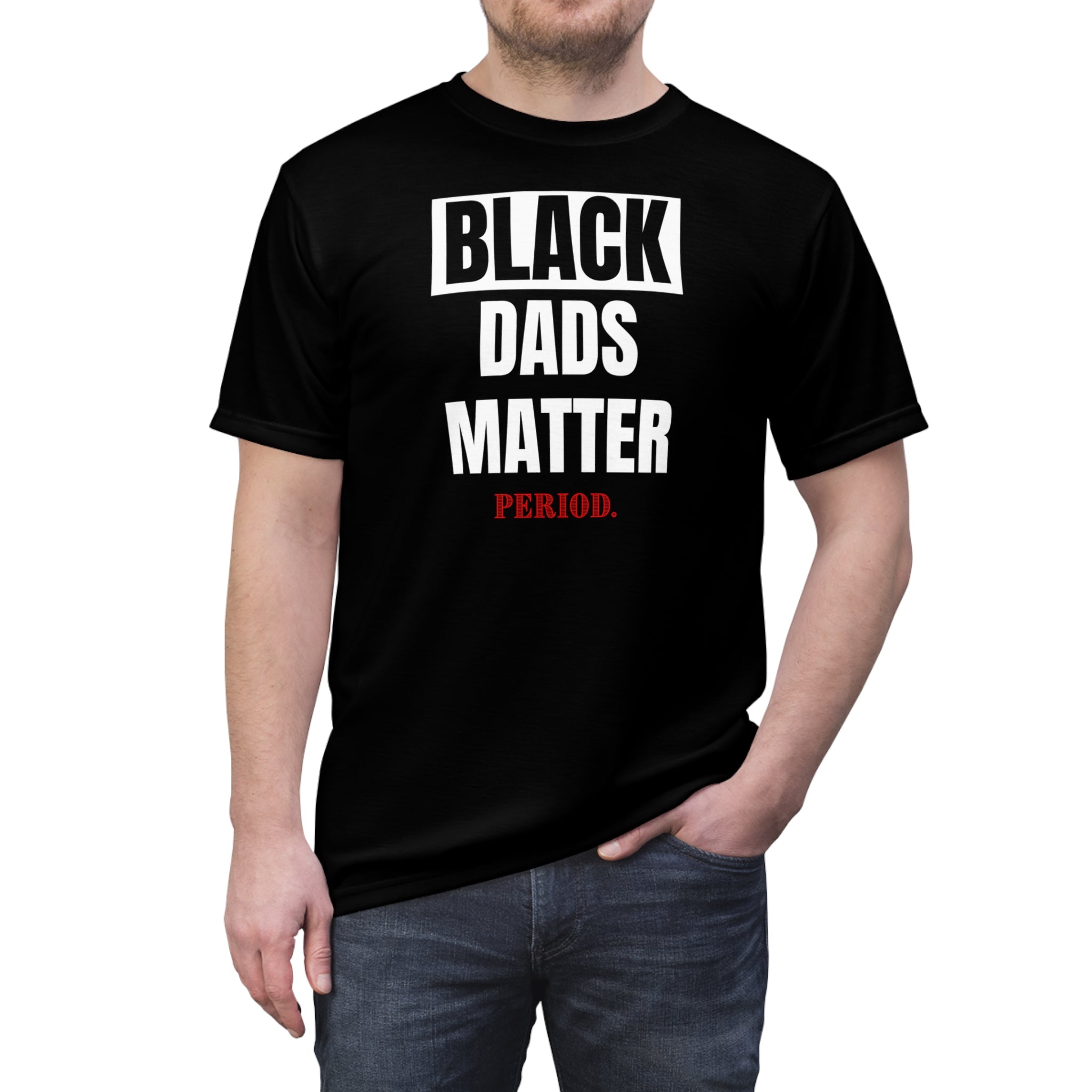 FURDreams Team Originals “Black Dads Matter” I  Black Tee