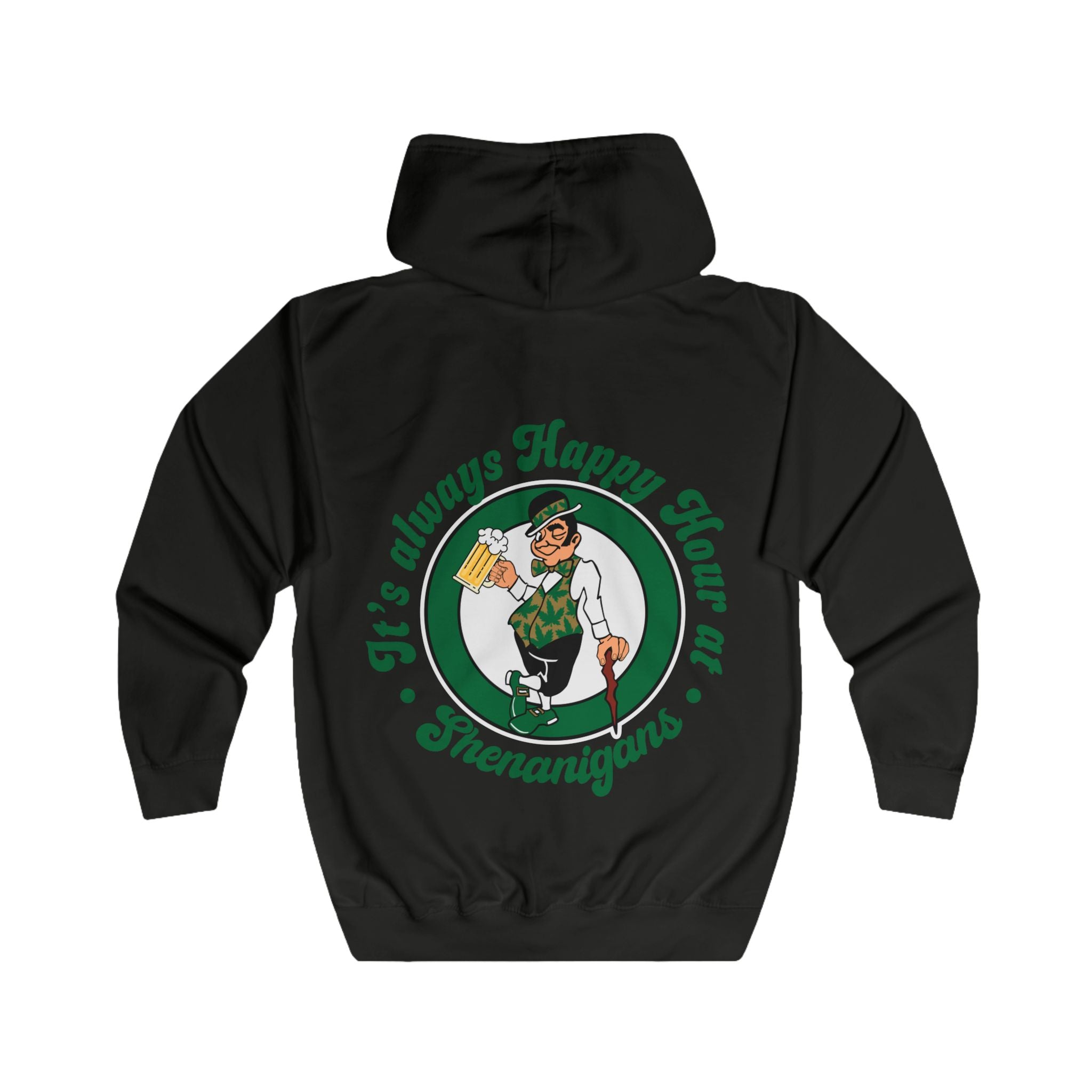 FURDREAMS NBA ”BOS” II Unisex Full-zip hooded Sweatshirt.