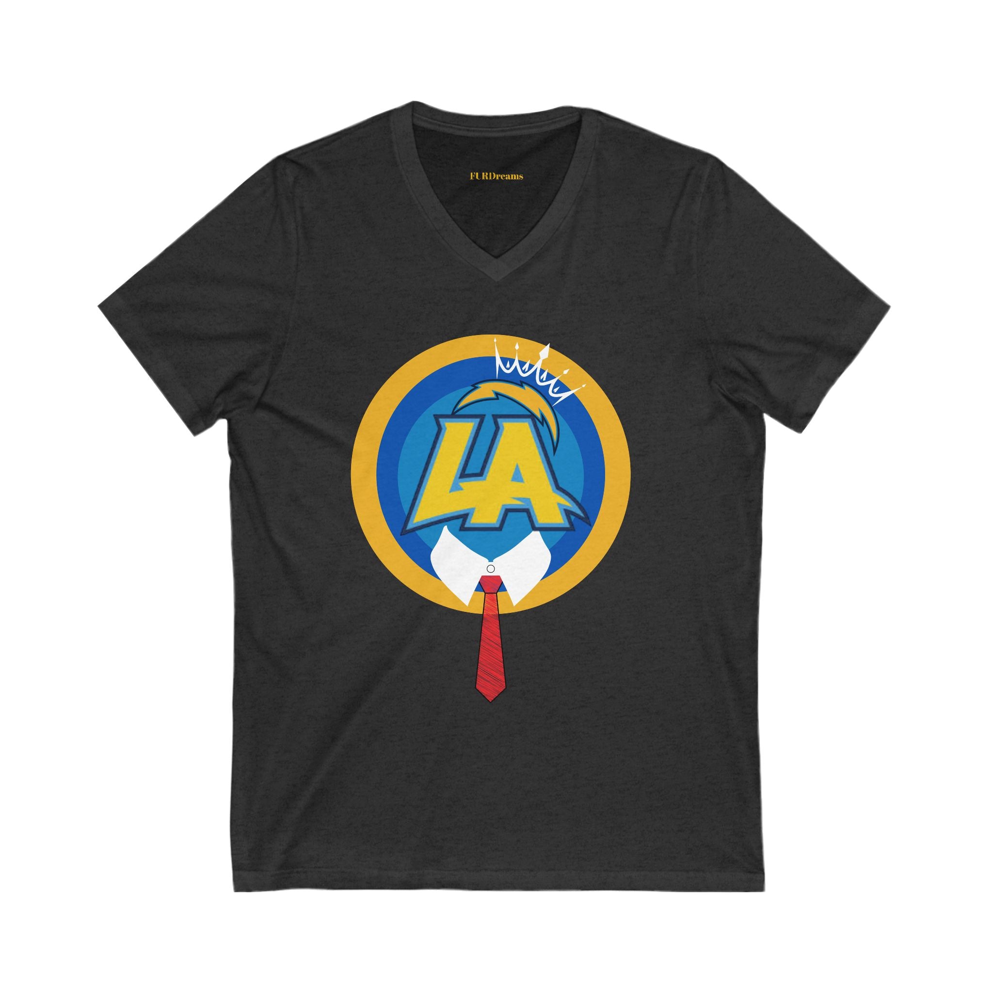 FURDreams NFL “LAX” VII Unisex Jersey Short Sleeve V-Neck Tee