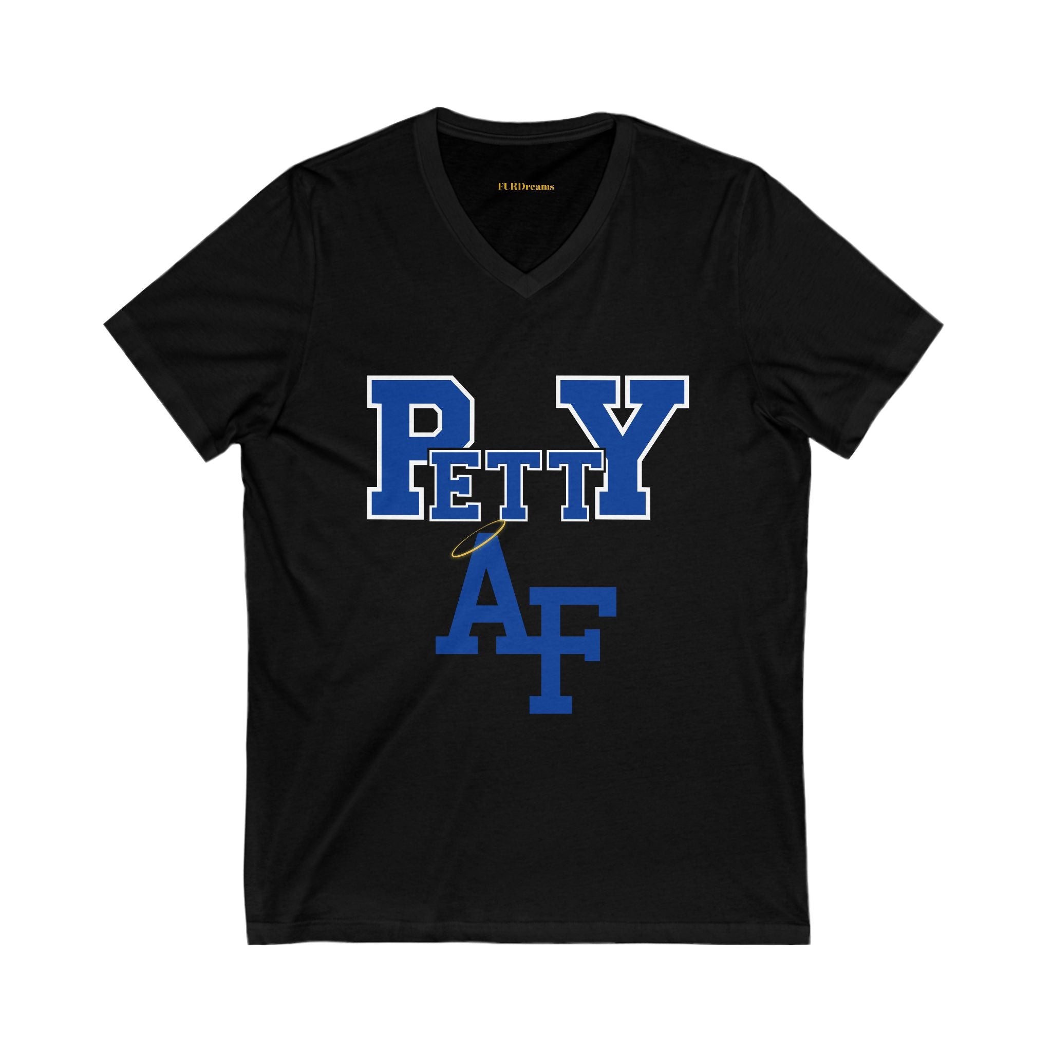 FURDreams NCAA “DIA” I Unisex Jersey Short Sleeve V-Neck Tee