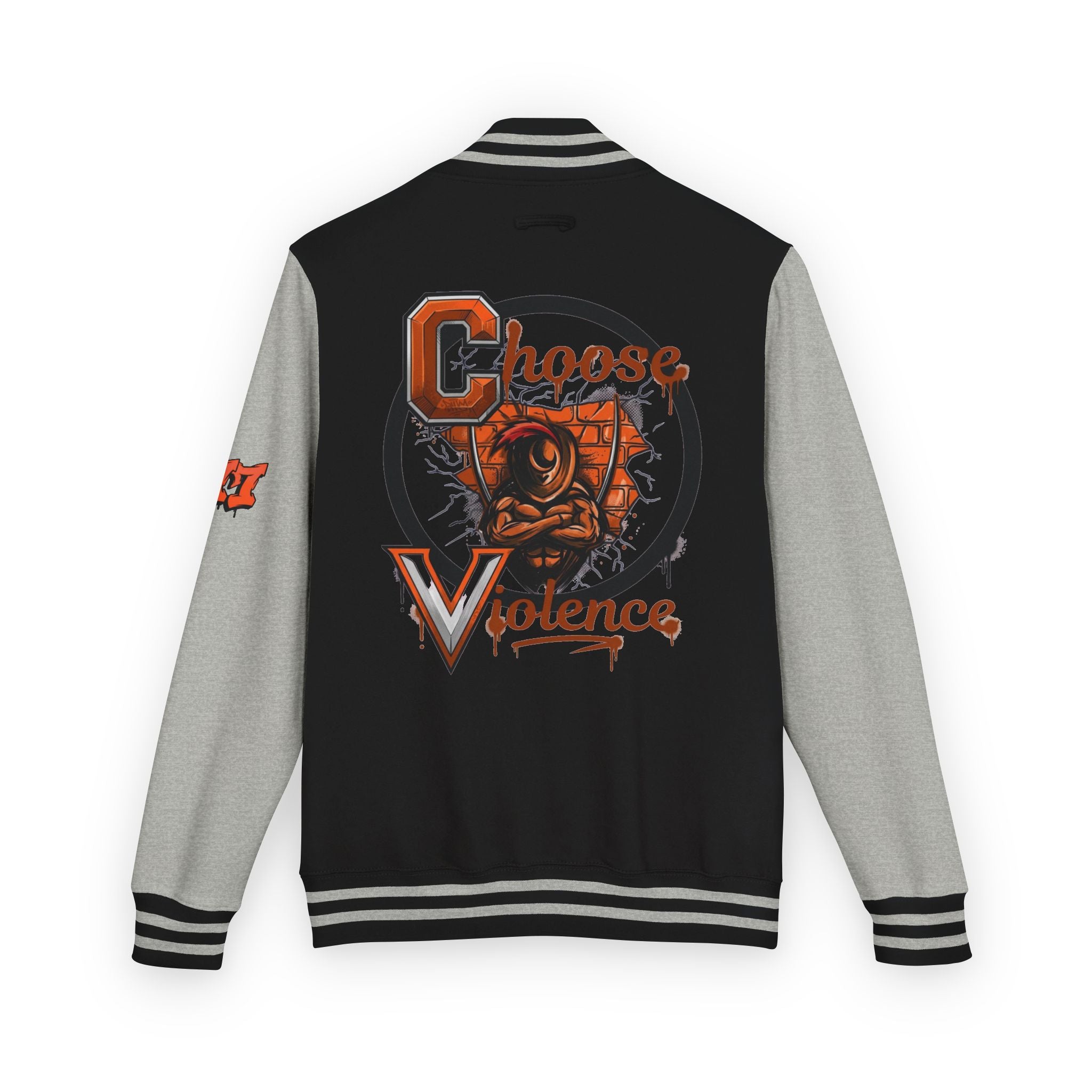 FURDREAMS "RIC" I Graffiti Shield Letterman Jacket