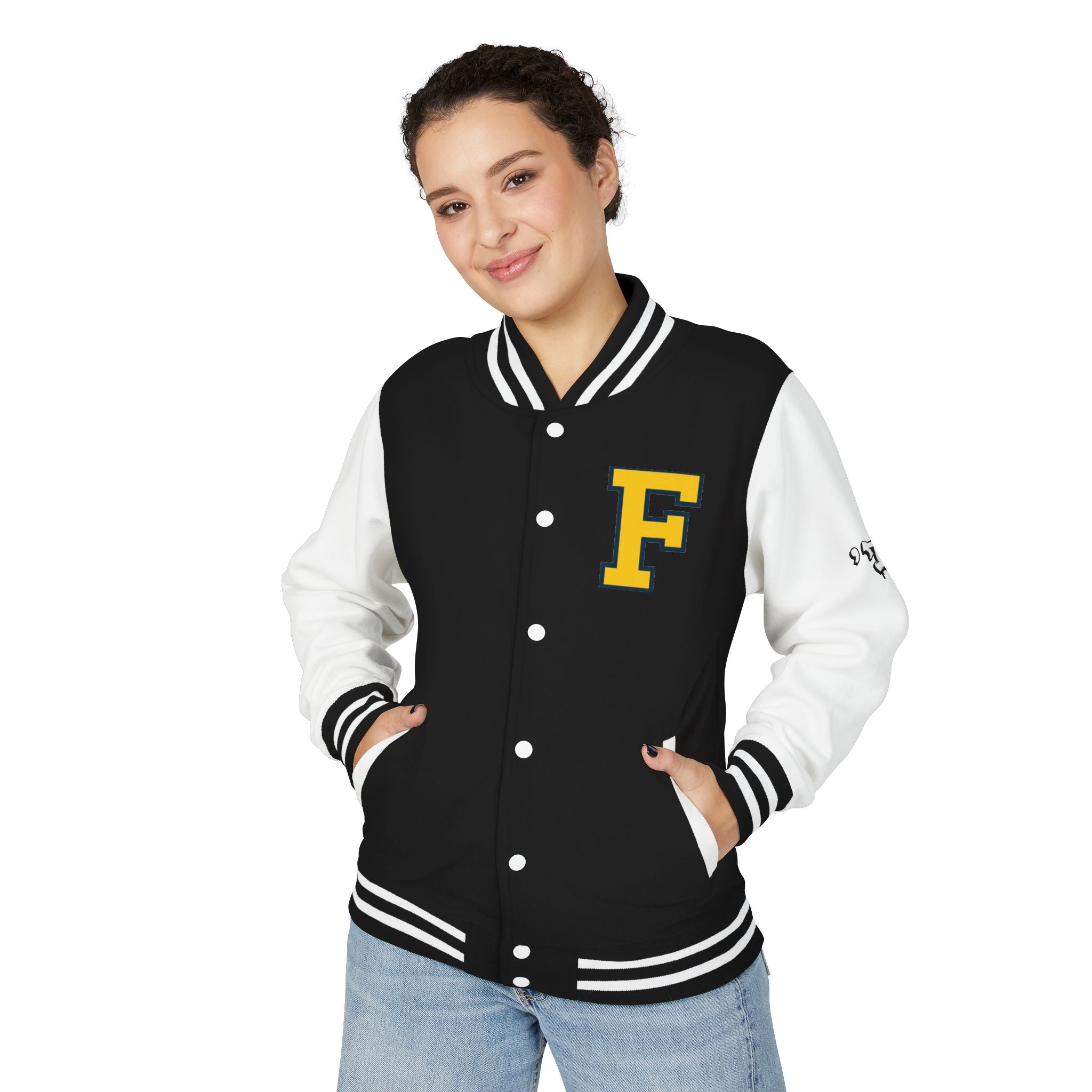 FURDREAMS "DTW" I Graffiti Shield Letterman Jacket