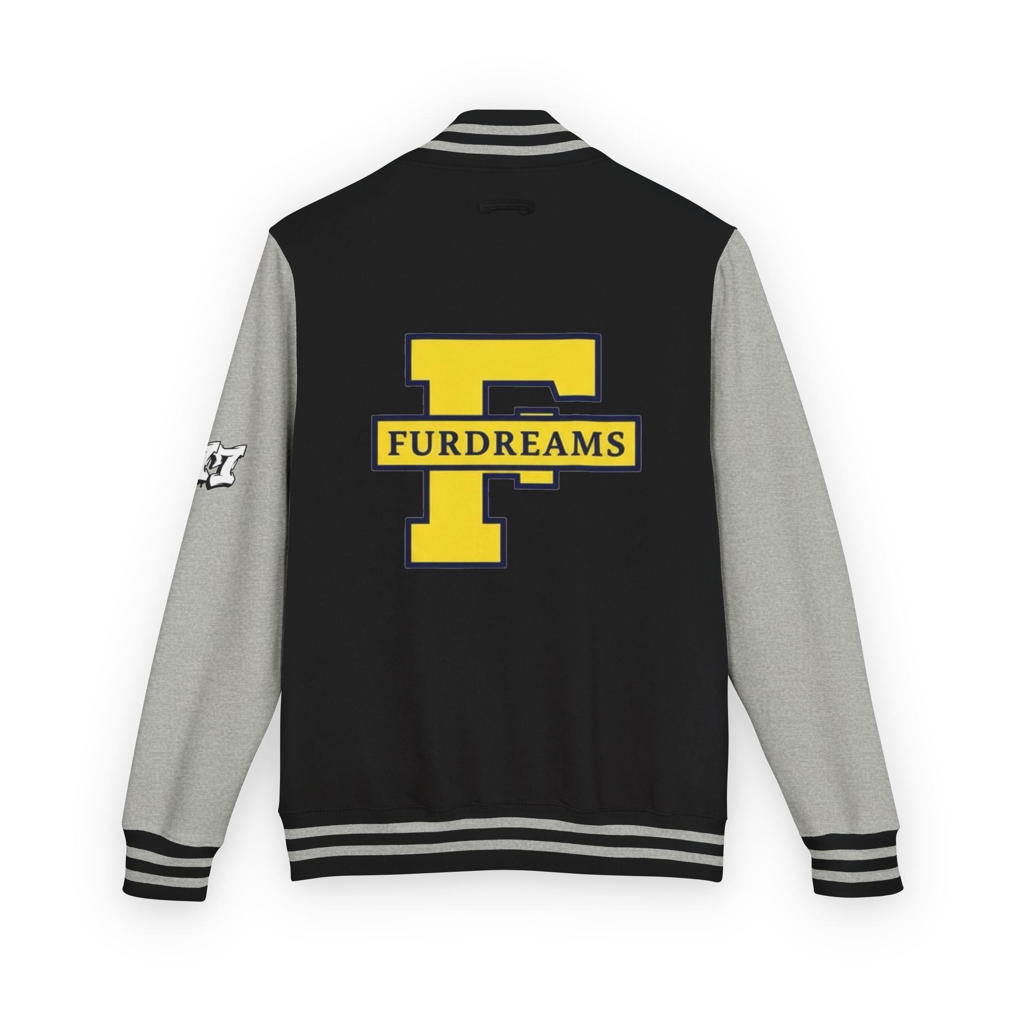 FURDREAMS "DTW" I Graffiti Shield Letterman Jacket
