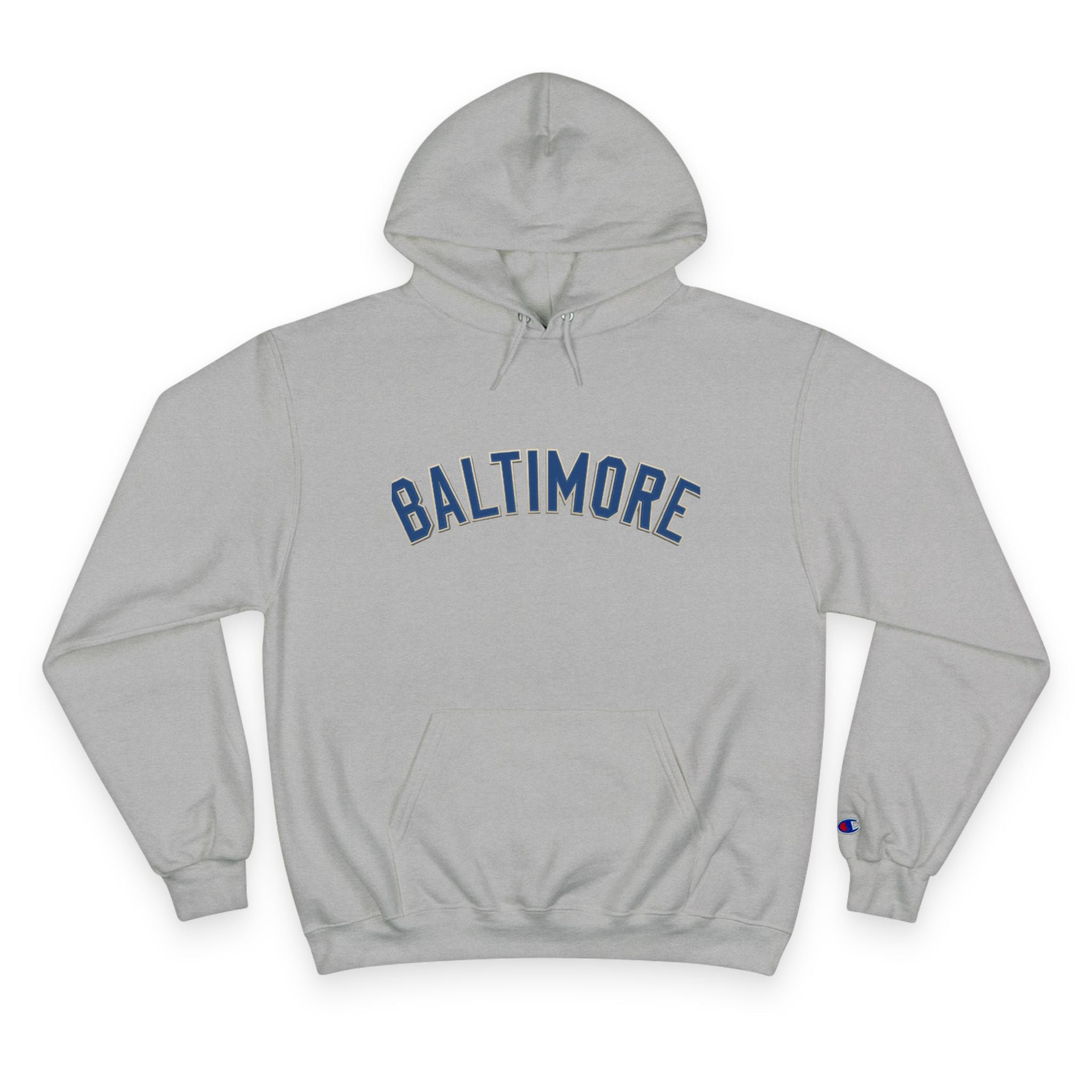 Baltimore Champion Hoodie — Retro Script City Logo Pullover