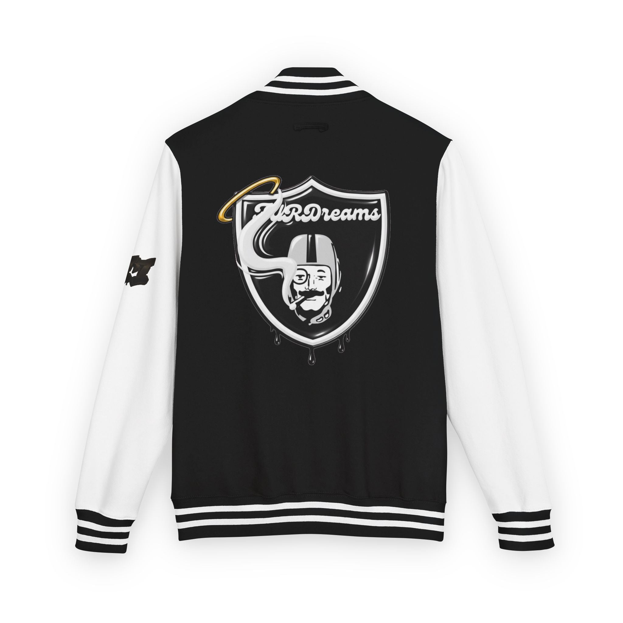 FURDreams "LVS" I Graffiti Shield Letterman Jacket
