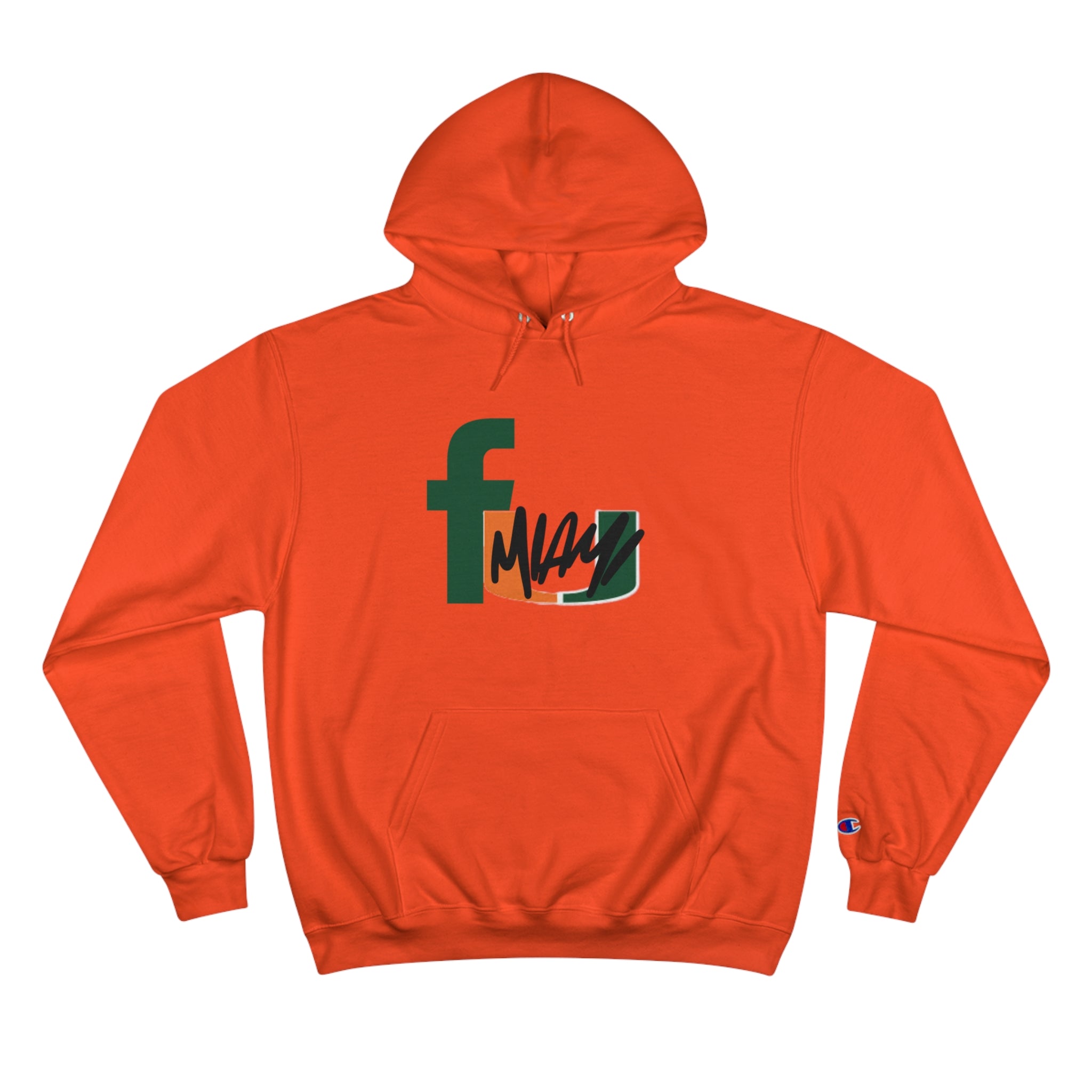 FURDREAMS NCAA “MIA” VI Champion Hoodie Sweatshirt