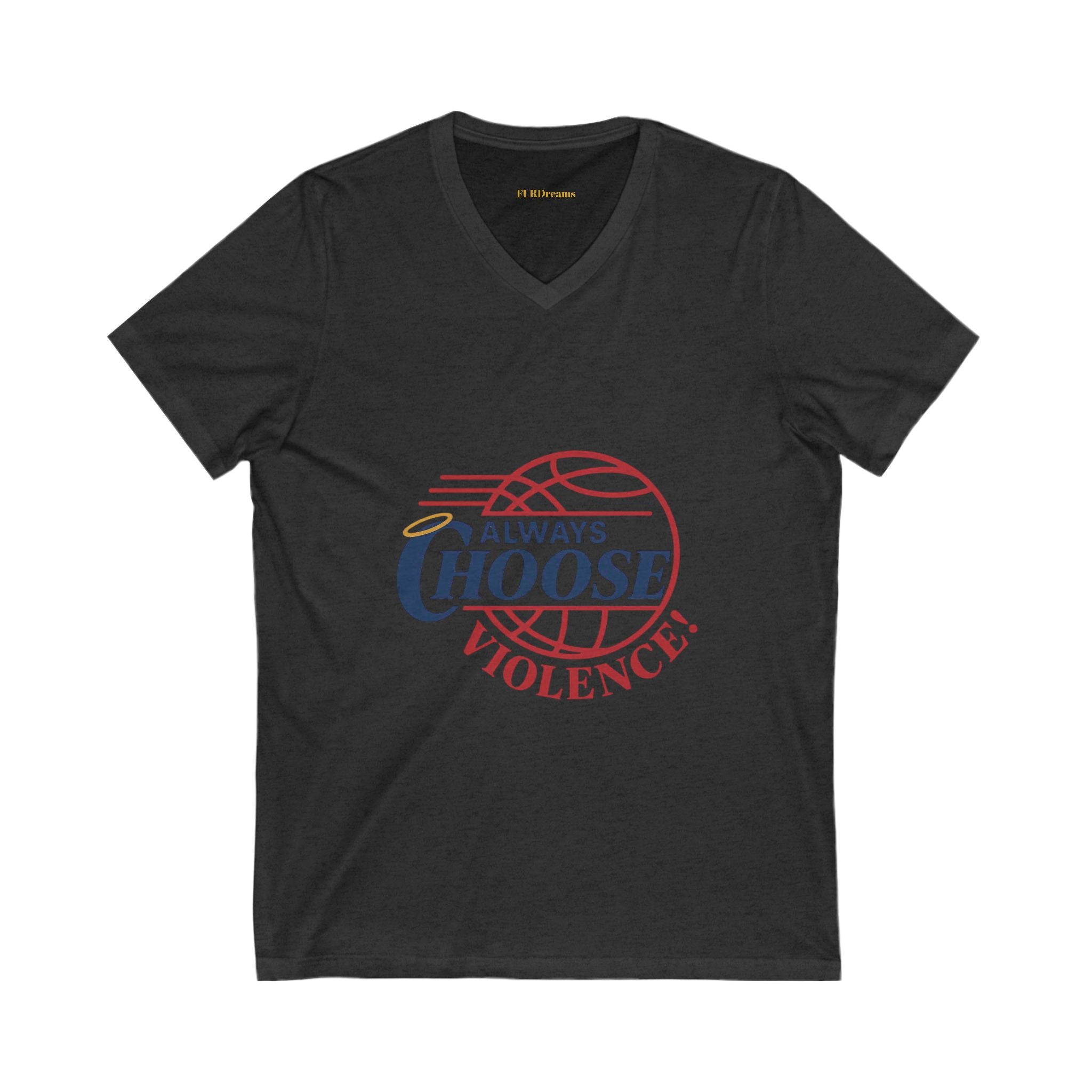 FURDreams NBA “LAX” I Unisex Jersey Short Sleeve V-Neck Tee