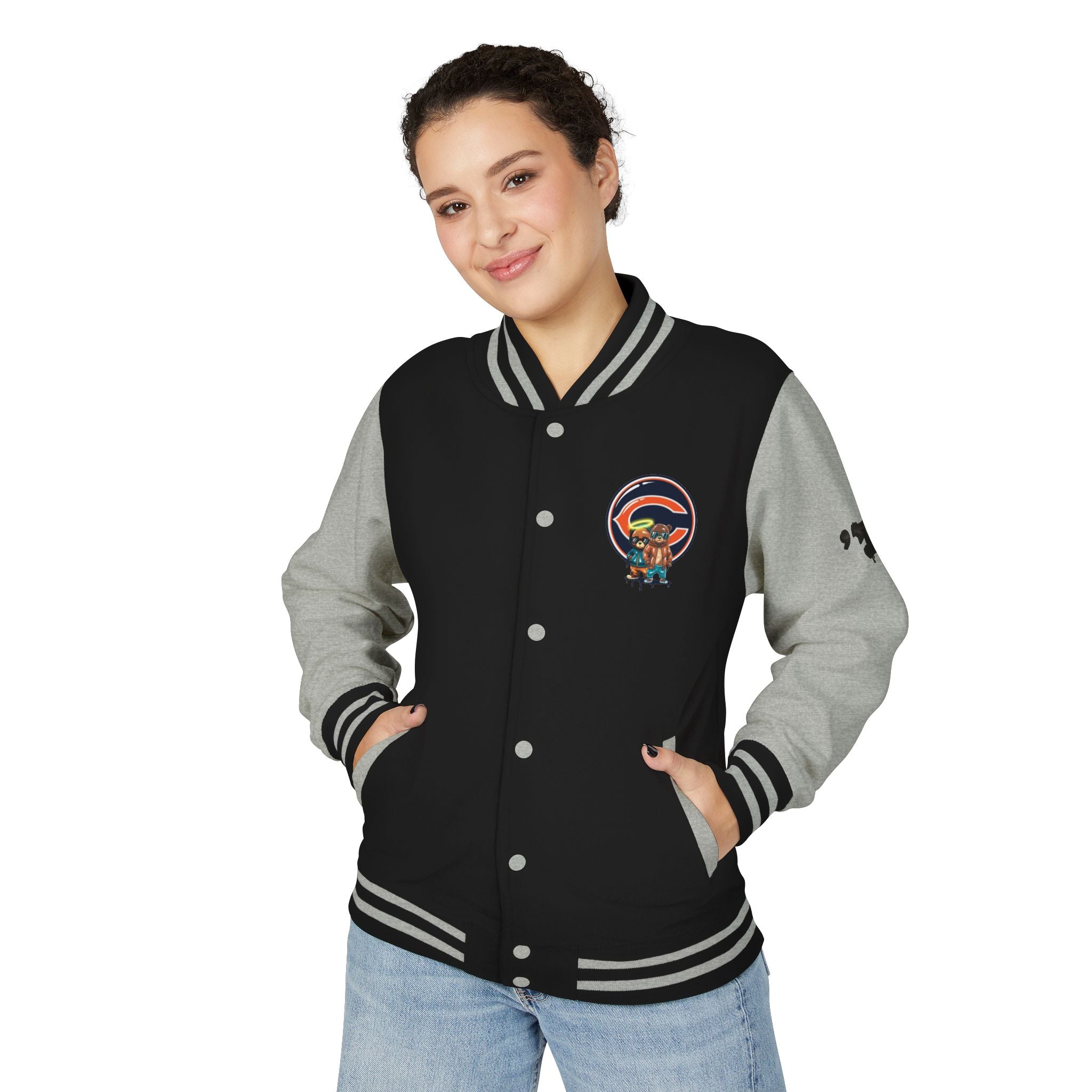 FURDREAMS “ORD” I Graffiti Shield Letterman Jacket