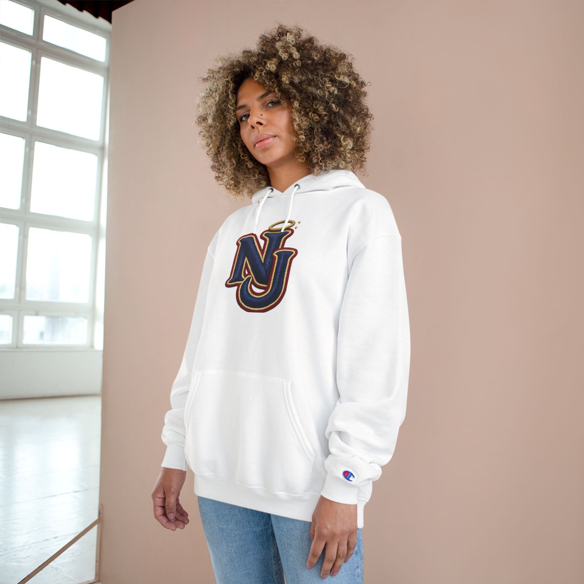 FURDreams "EWR" XII — NJ Embroidered Monogram Champion Pullover