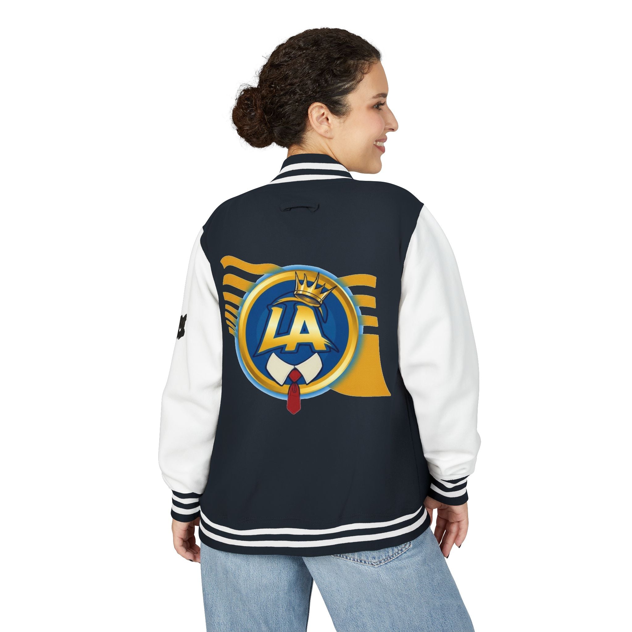 FURDreams "LAX" I Graffiti Shield Letterman Jacket