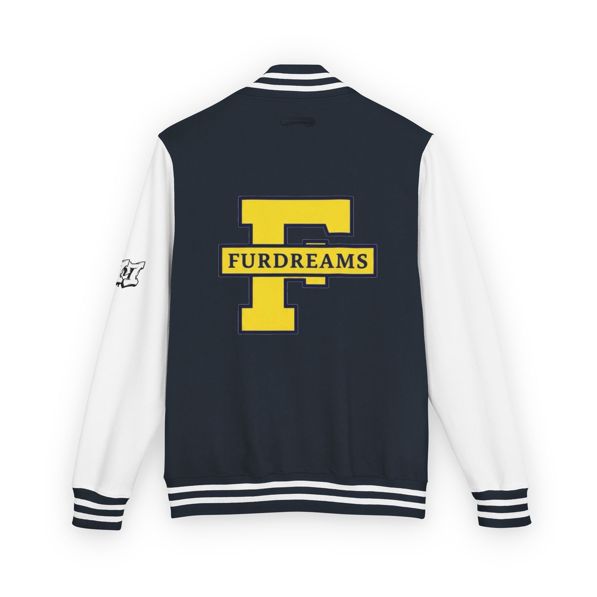 FURDREAMS "DTW" I Graffiti Shield Letterman Jacket