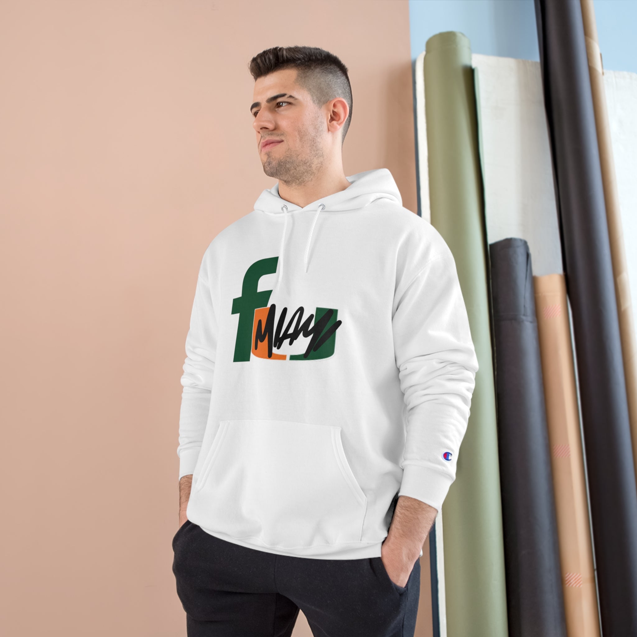 FURDREAMS NCAA “MIA” VI Champion Hoodie Sweatshirt