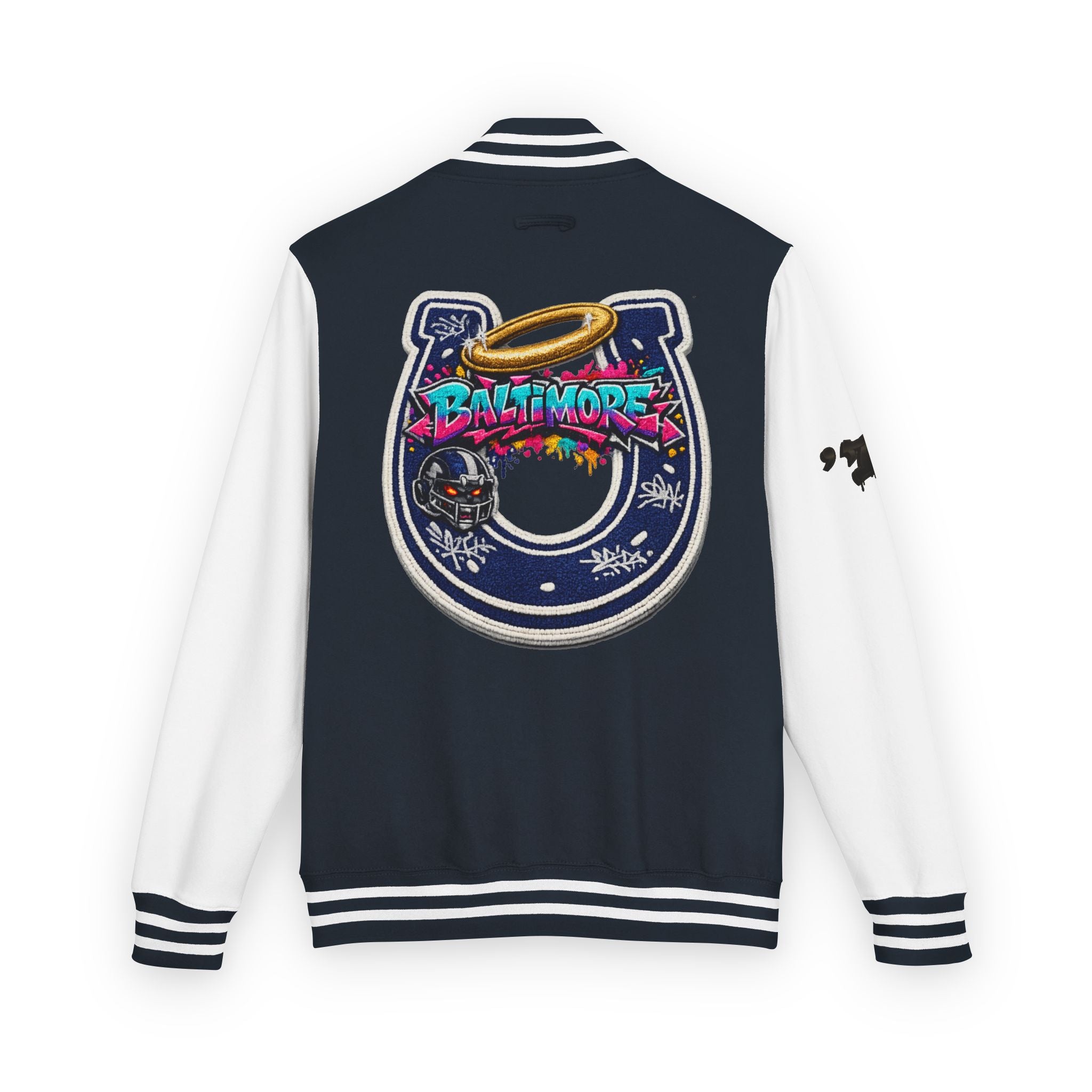 FURDreams “Baltimore” Collegiate Chest Letterman Jacket — Varsity Streetwear