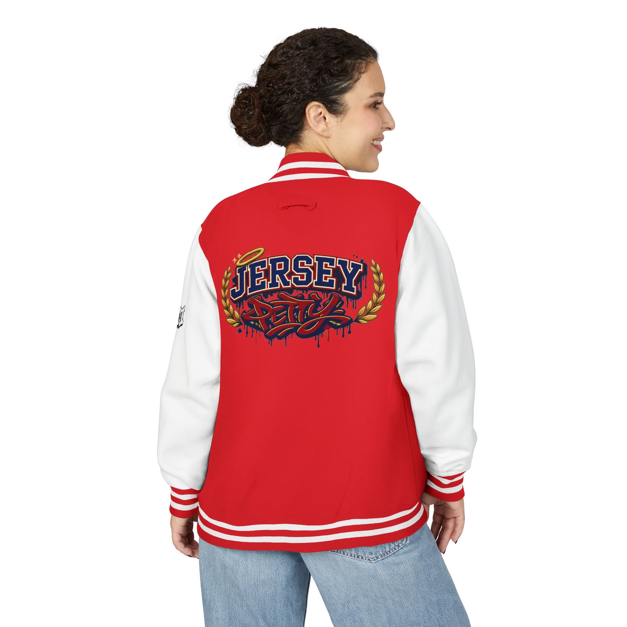 FURDREAMS “EWR” VIII Graffiti Shield Letterman Jacket