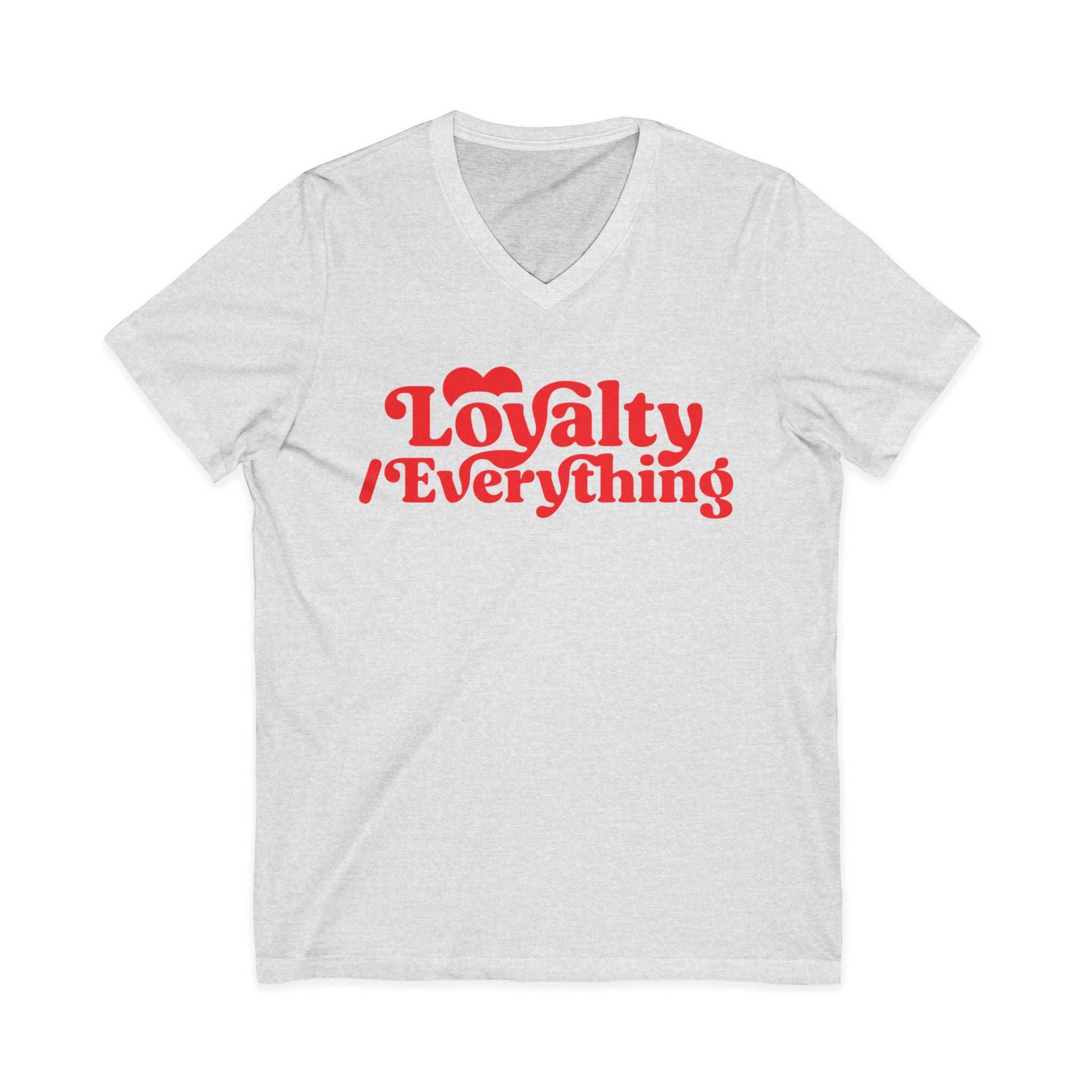 FURDreams Team Originals “Loyaltyovereverything ” V V-Neck Tee Shirt