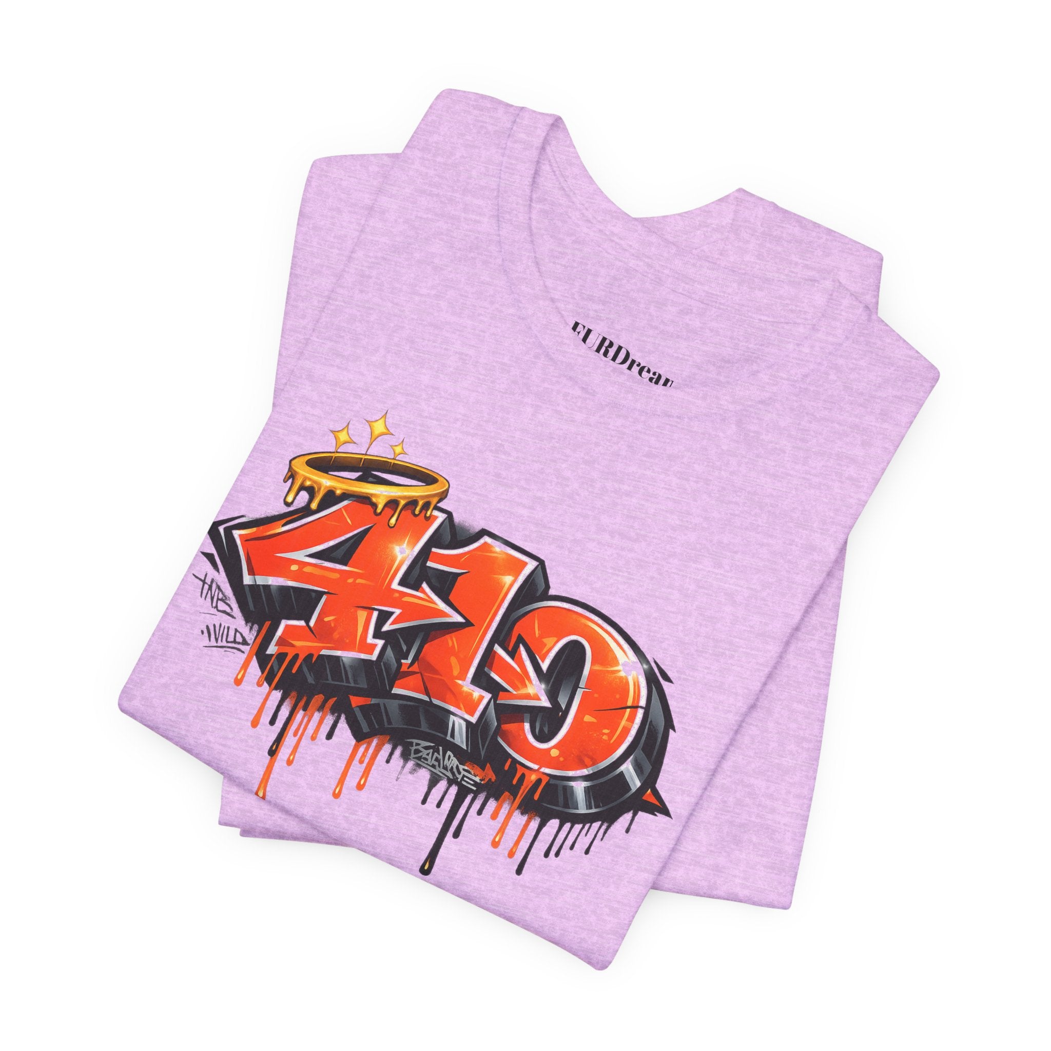 FURDreams “410” Graffiti Street Art Tee — Urban Drip Graphic T-Shirt